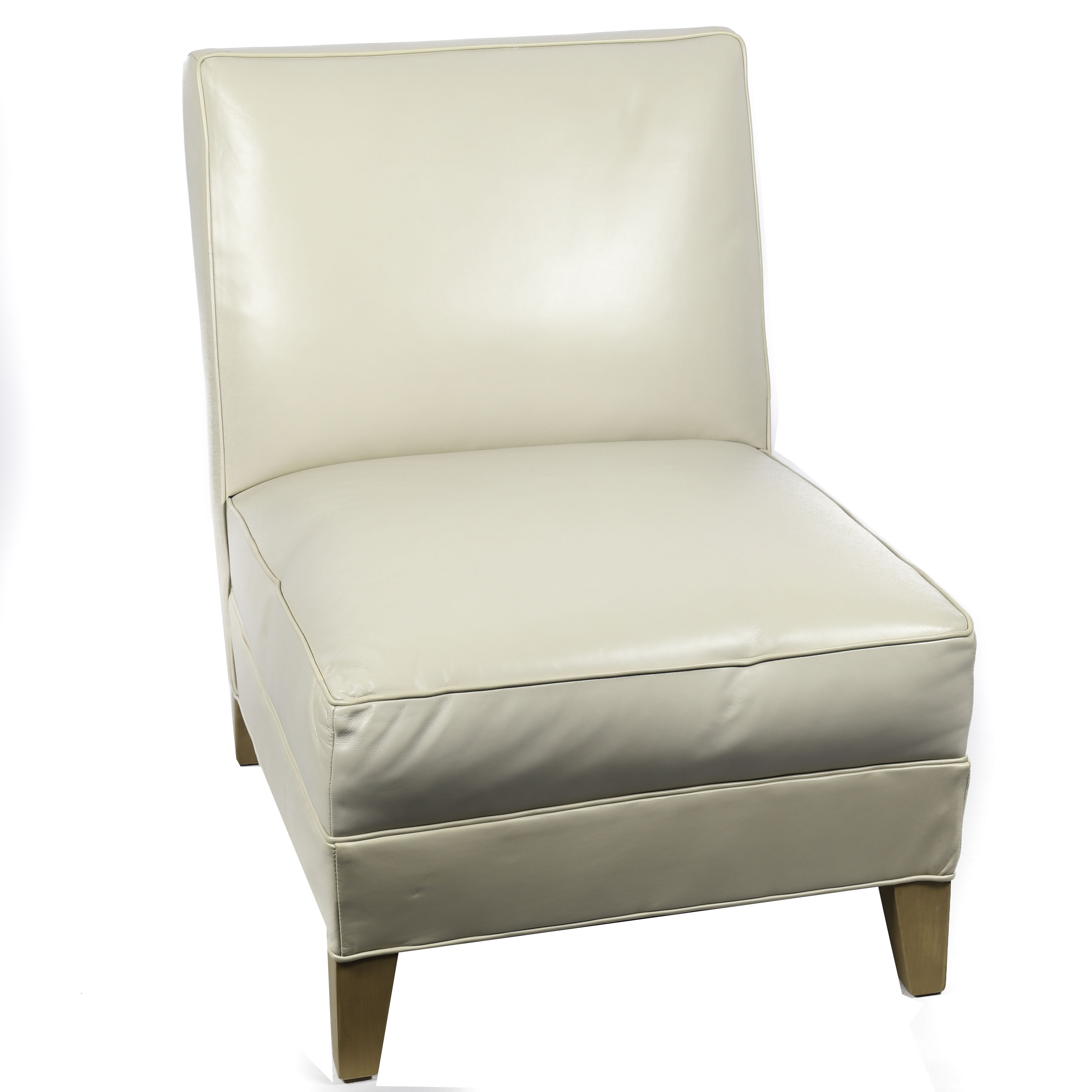 Mitchell Gold + Bob Williams Contemporary Leather Side Chair
