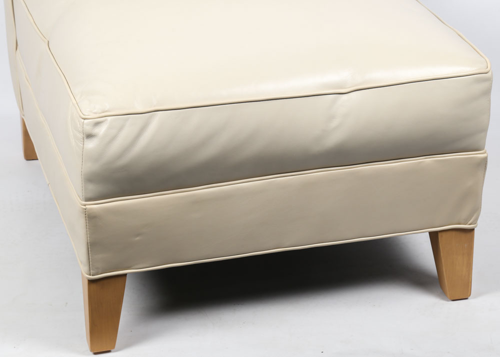 Mitchell Gold + Bob Williams Contemporary Leather Side Chair