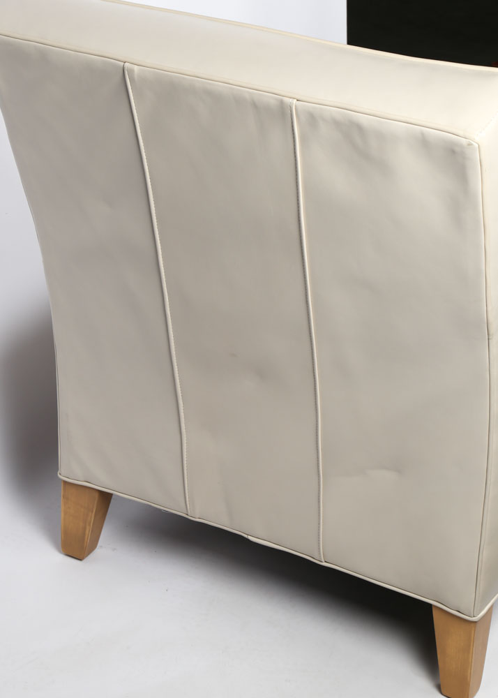 Mitchell Gold + Bob Williams Contemporary Leather Side Chair