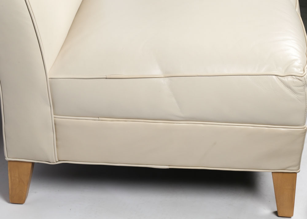 Mitchell Gold + Bob Williams Contemporary Leather Side Chair