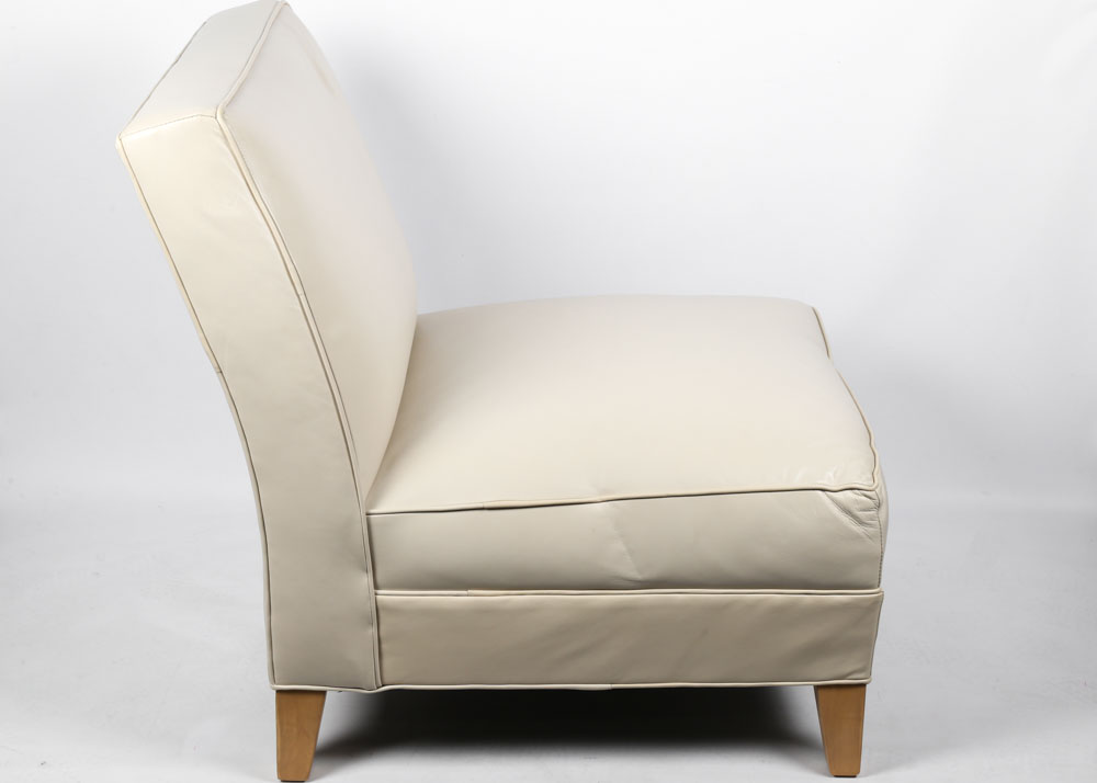 Mitchell Gold + Bob Williams Contemporary Leather Side Chair