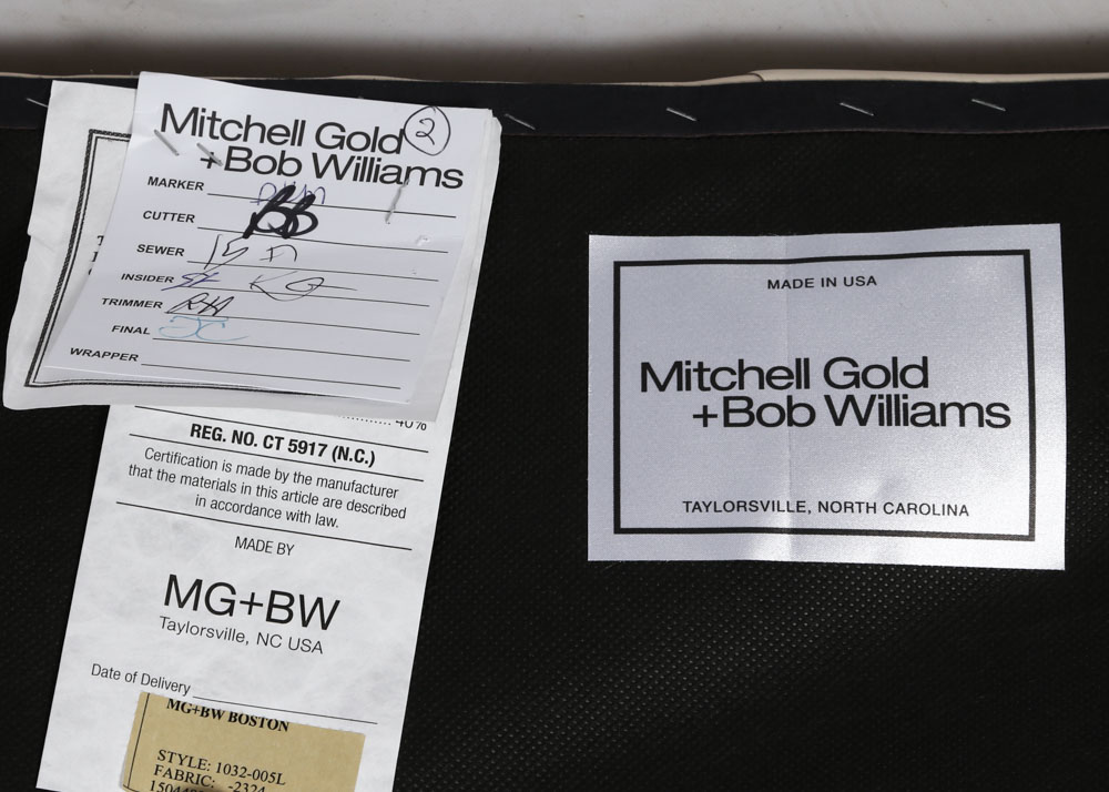 Mitchell Gold + Bob Williams Contemporary Leather Side Chair