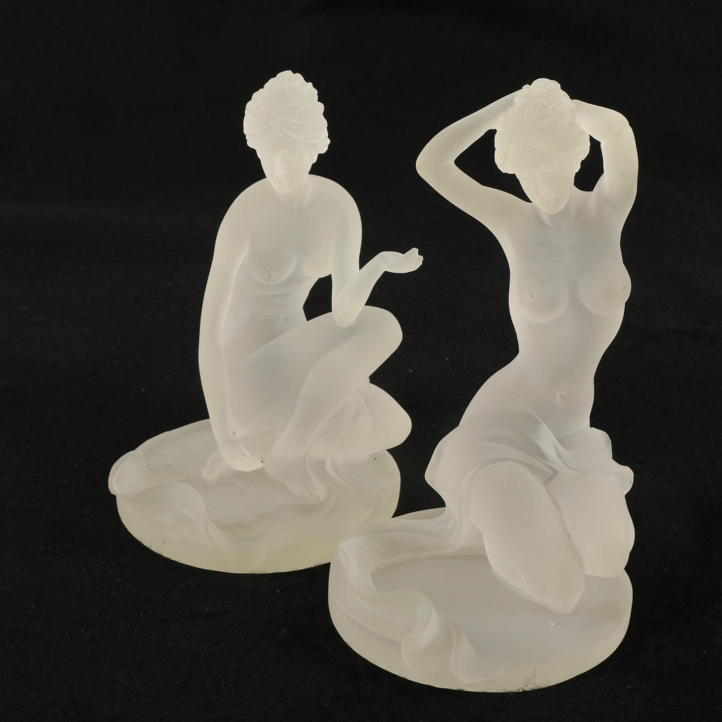 Resin Figurines of Female Bathers