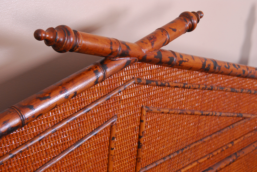 Bamboo and Rattan Queen Size Bed Frame by Bloomingdale's