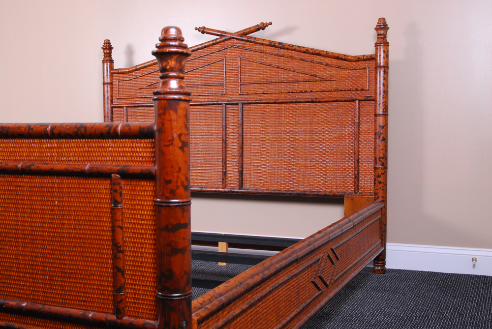 Bamboo and Rattan Queen Size Bed Frame by Bloomingdale's