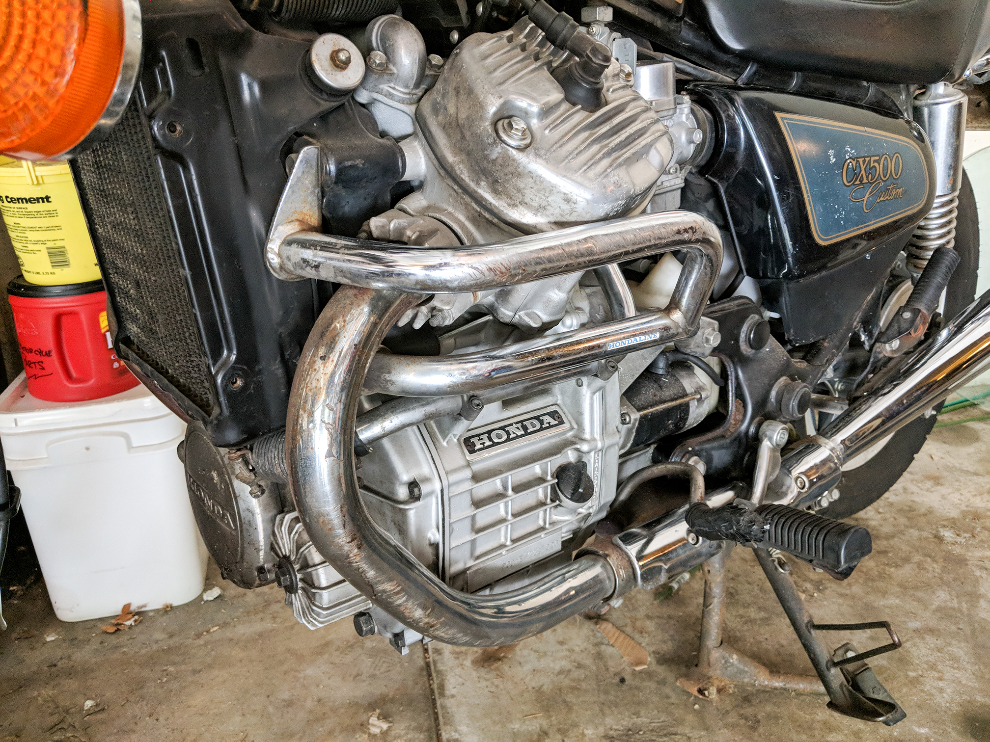 Vintage 1981 Honda CX500 Motorcycle