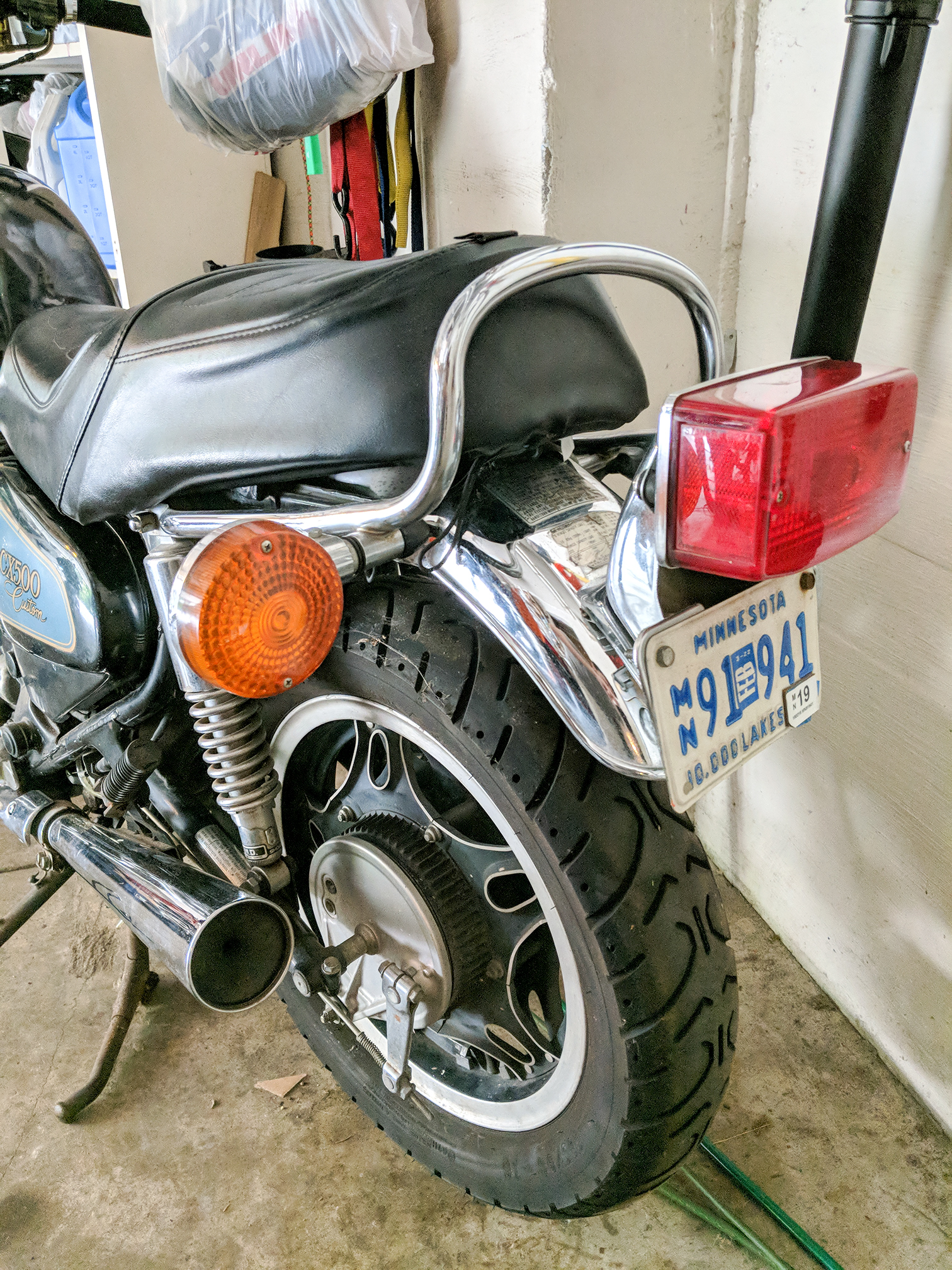 Vintage 1981 Honda CX500 Motorcycle