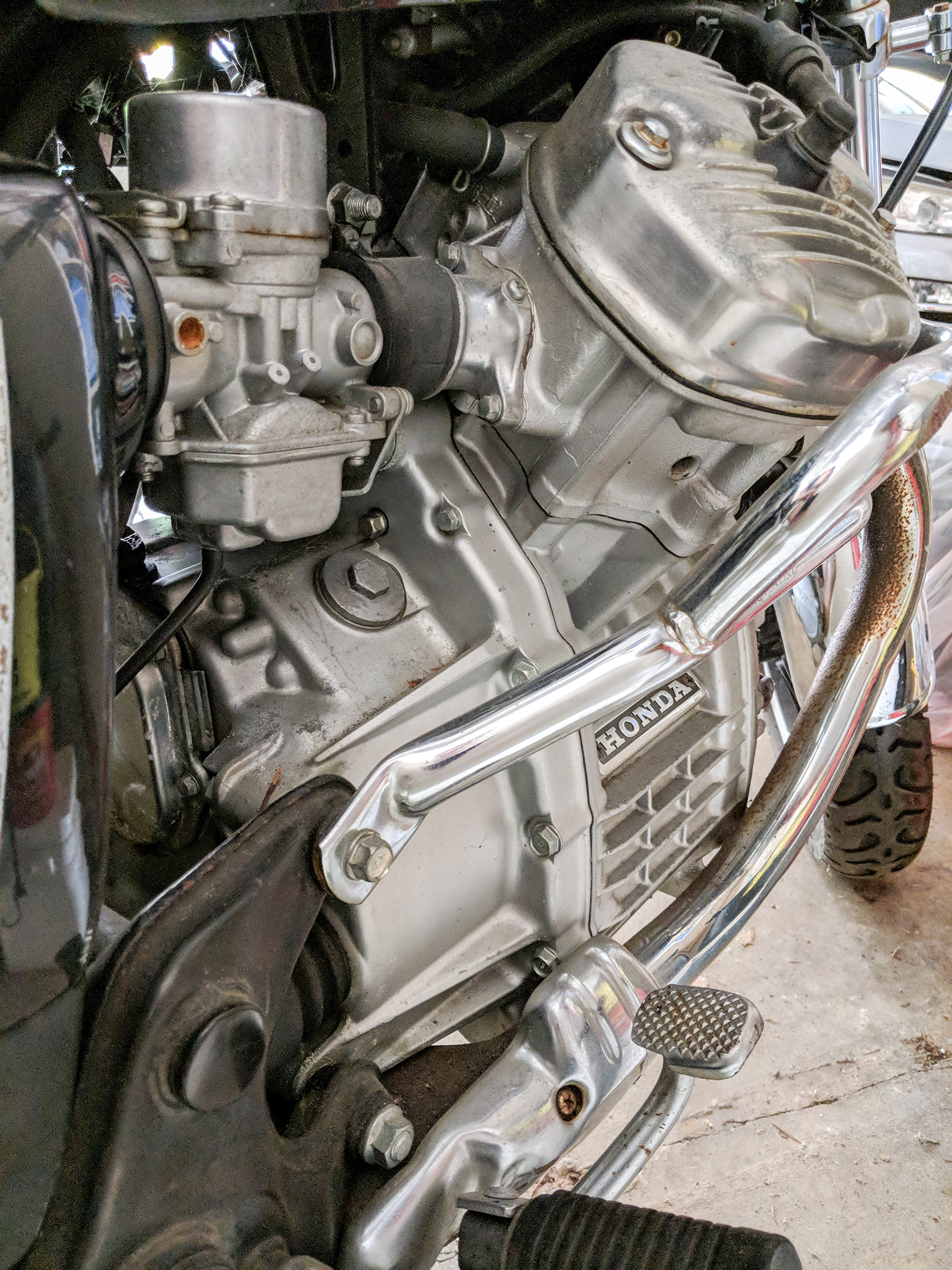 Vintage 1981 Honda CX500 Motorcycle