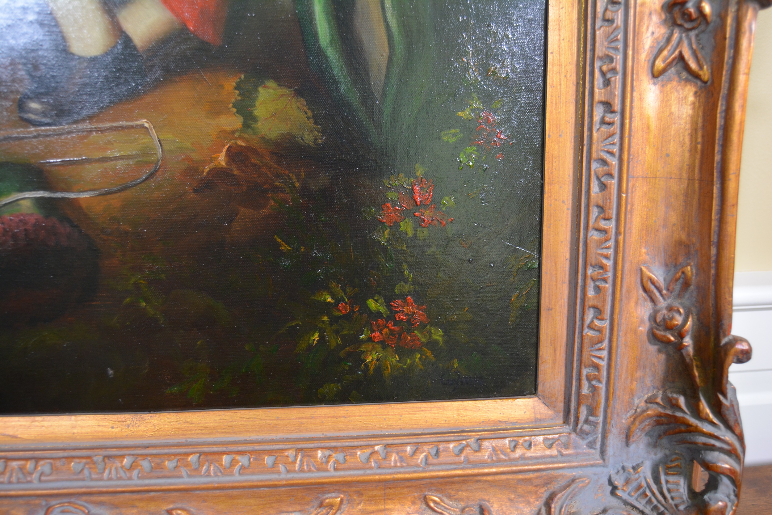 Eagleson Oil Painting on Canvas of Two Young Boys