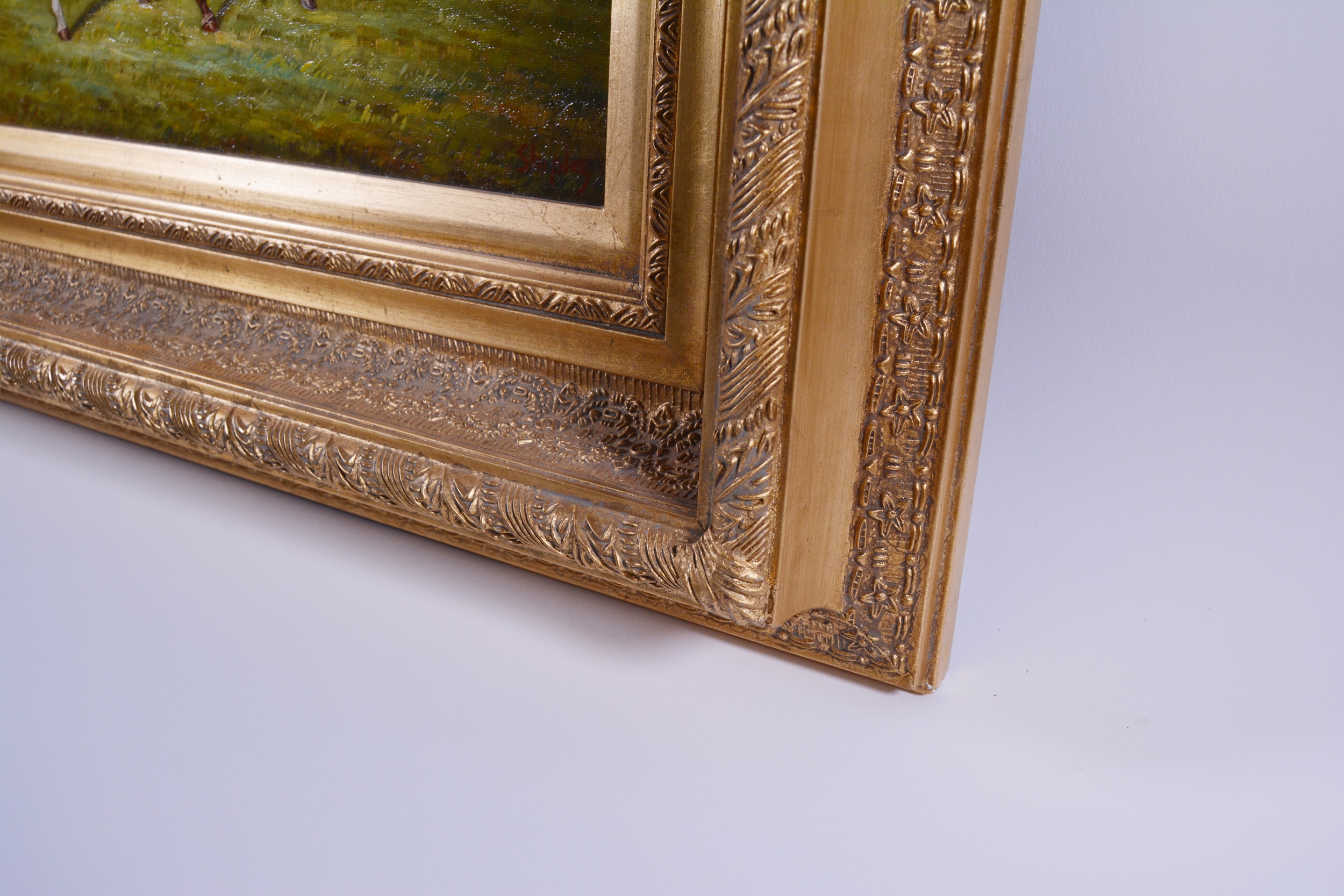 Shipley Oil Painting of Horse and Jockey