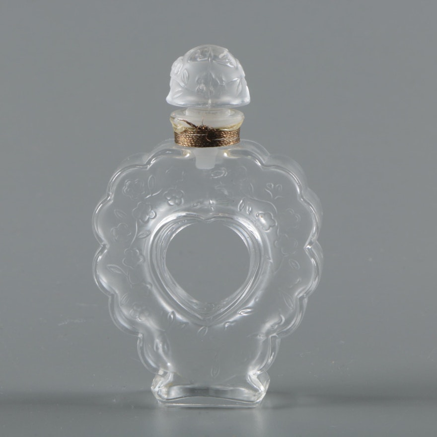 Vintage Lalique "Coeur Joie" Perfume Bottle for Nina Ricci