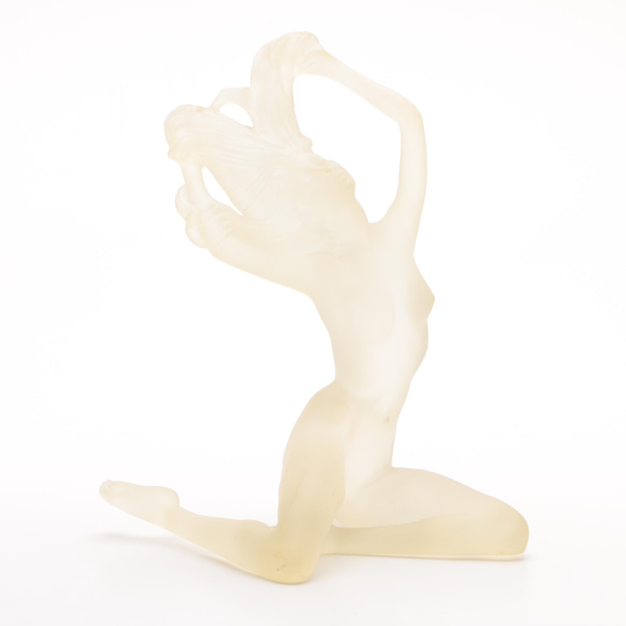 "Mirage" Lucite Sculpture of Female Figure