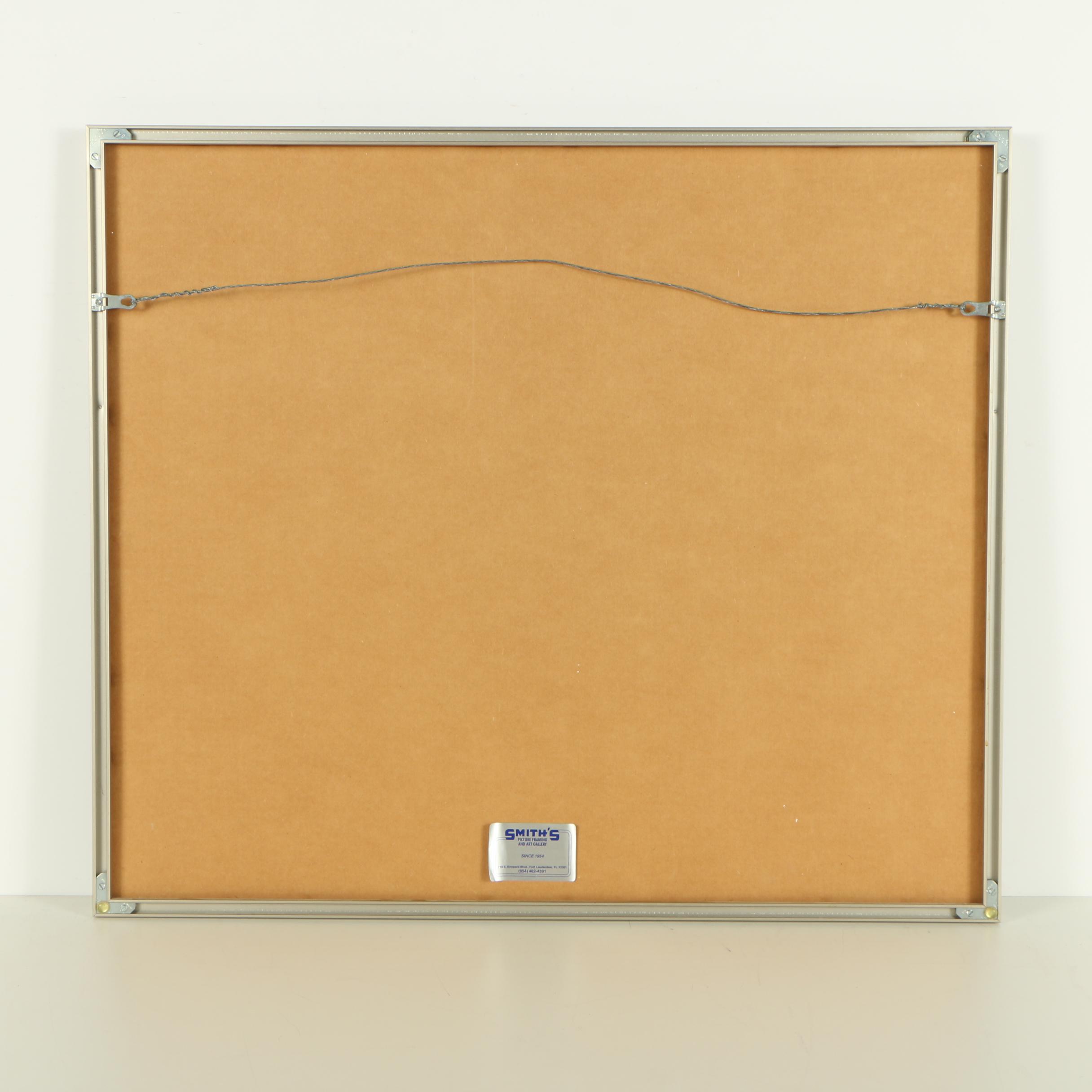 Offset Lithograph After Salvador Dalí "Three Young Surrealist Women"