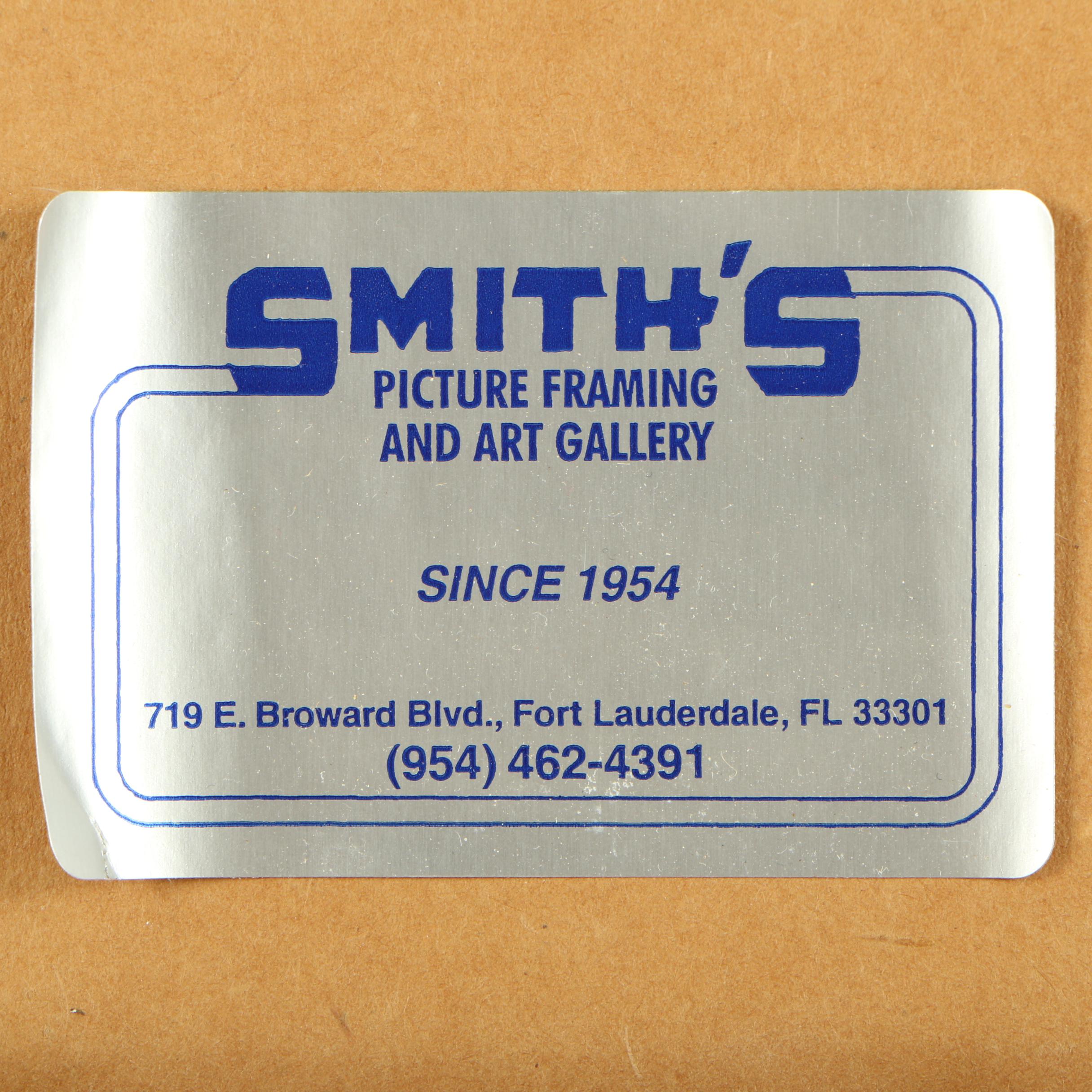 Offset Lithograph After Salvador Dalí "Three Young Surrealist Women"