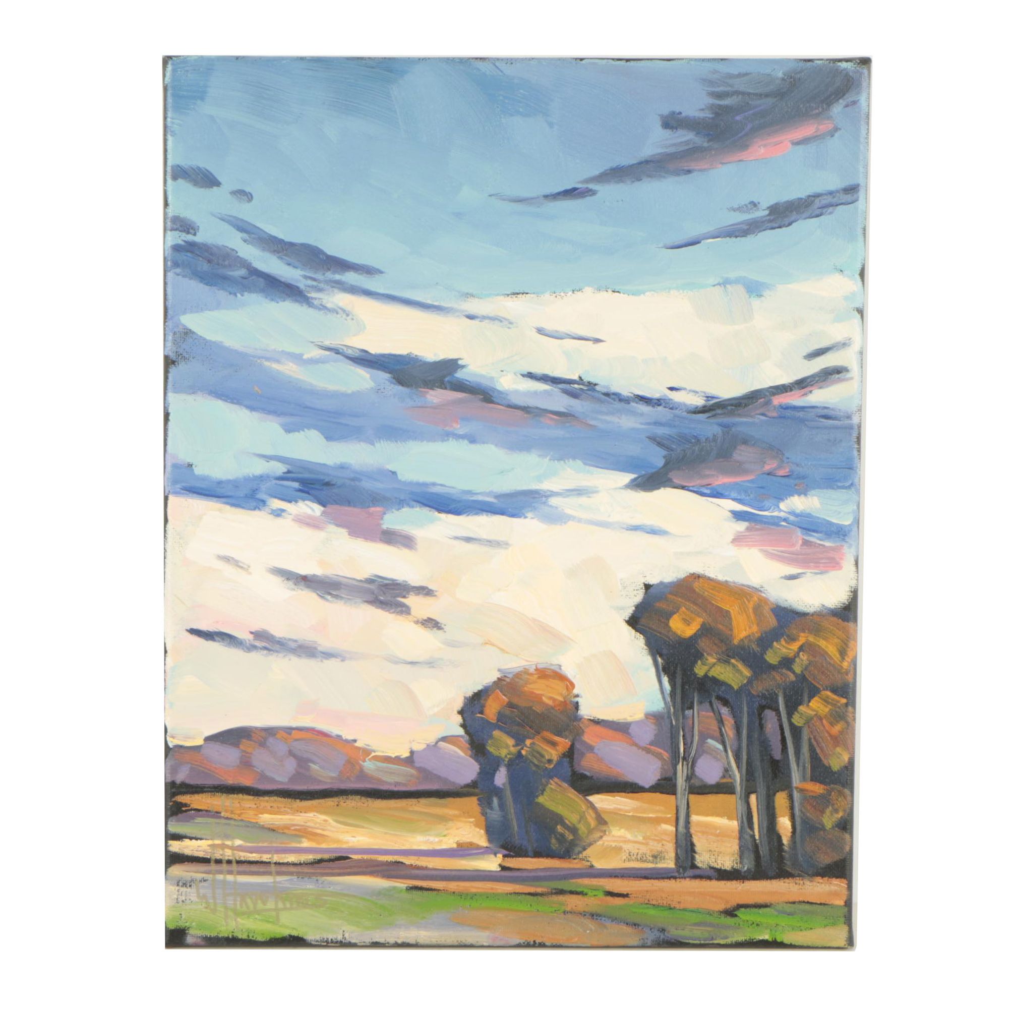 William Hawkins Oil Painting