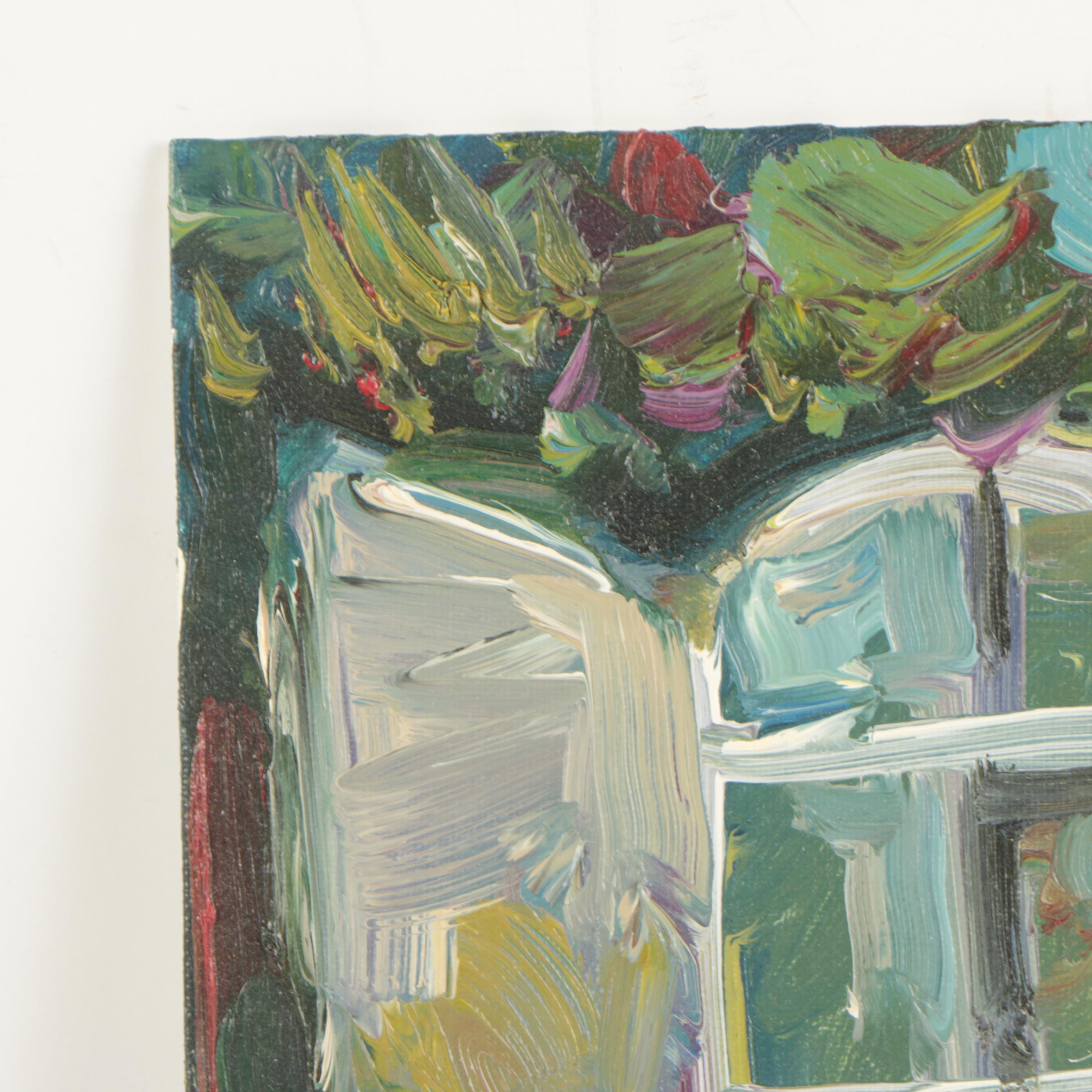 Jose Trujillo Oil Painting "The Window"