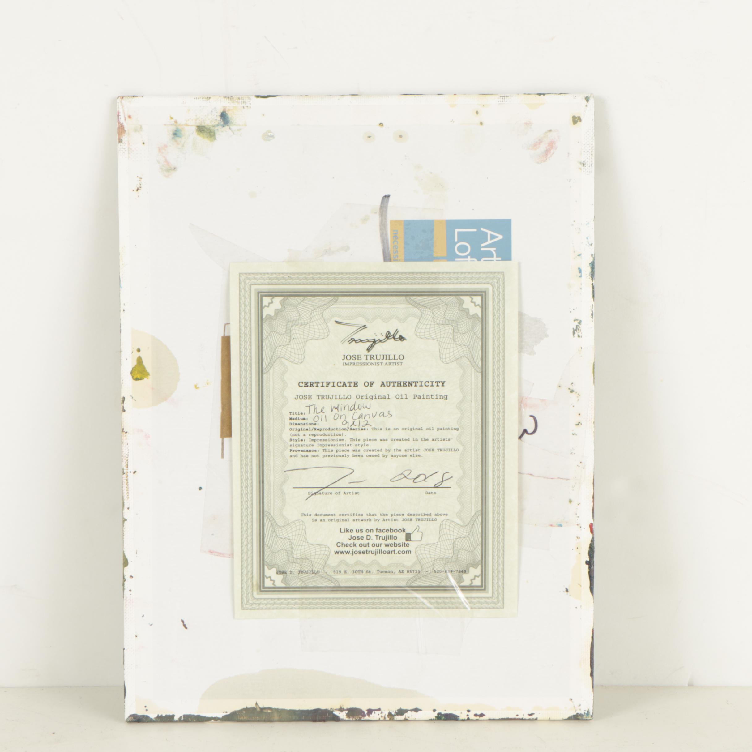 Jose Trujillo Oil Painting "The Window"