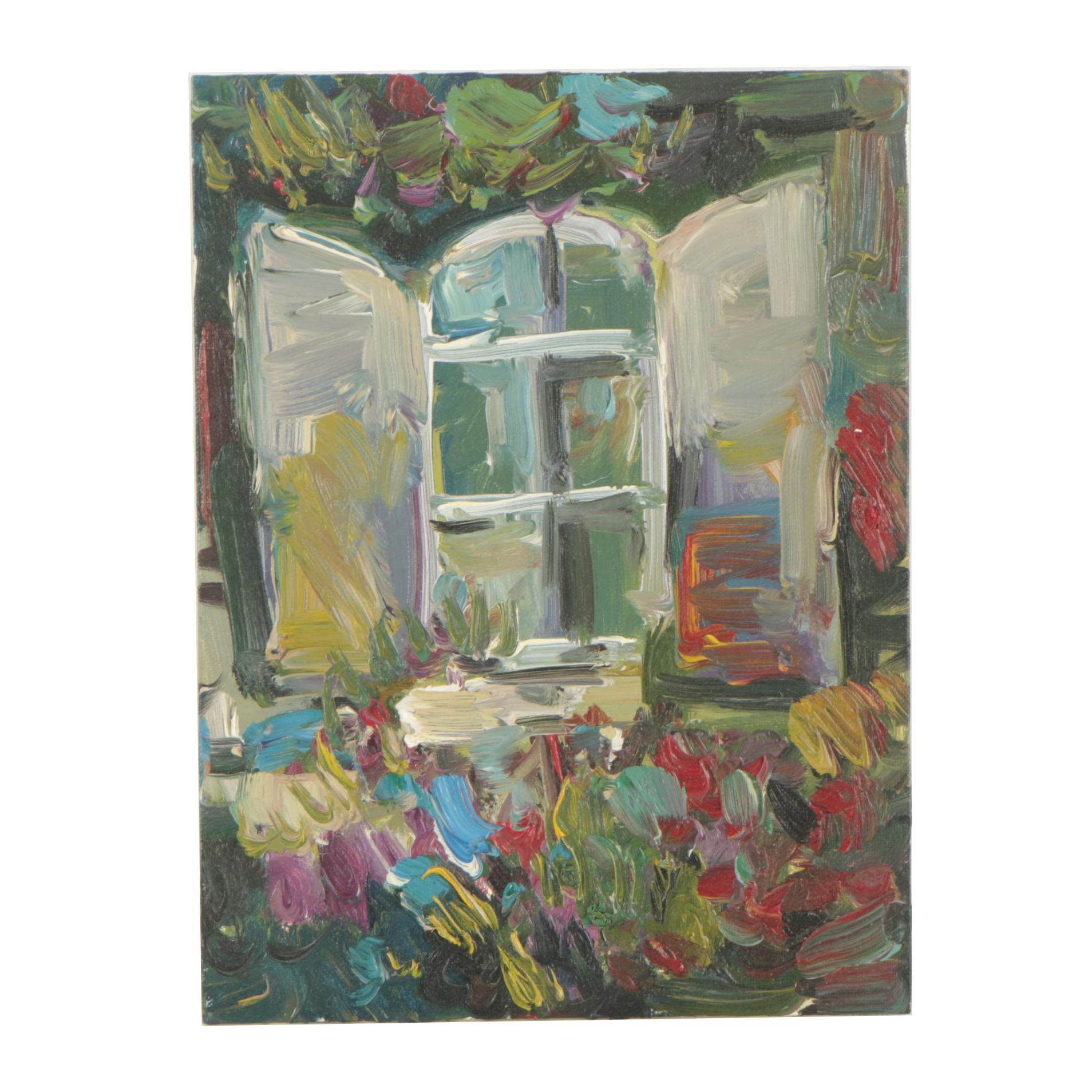 Jose Trujillo Oil Painting "The Window"