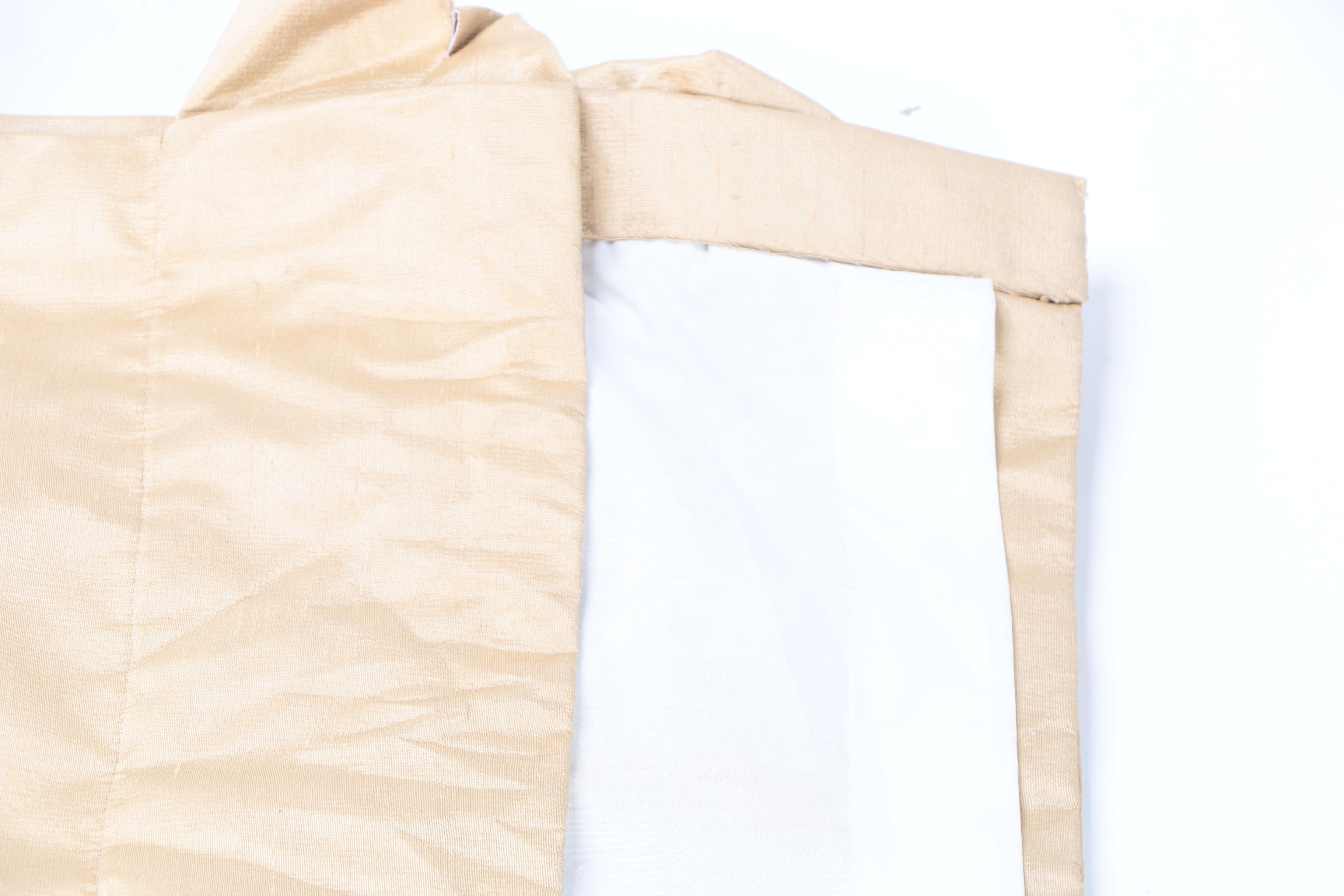 Oversized Gold Tone Curtains