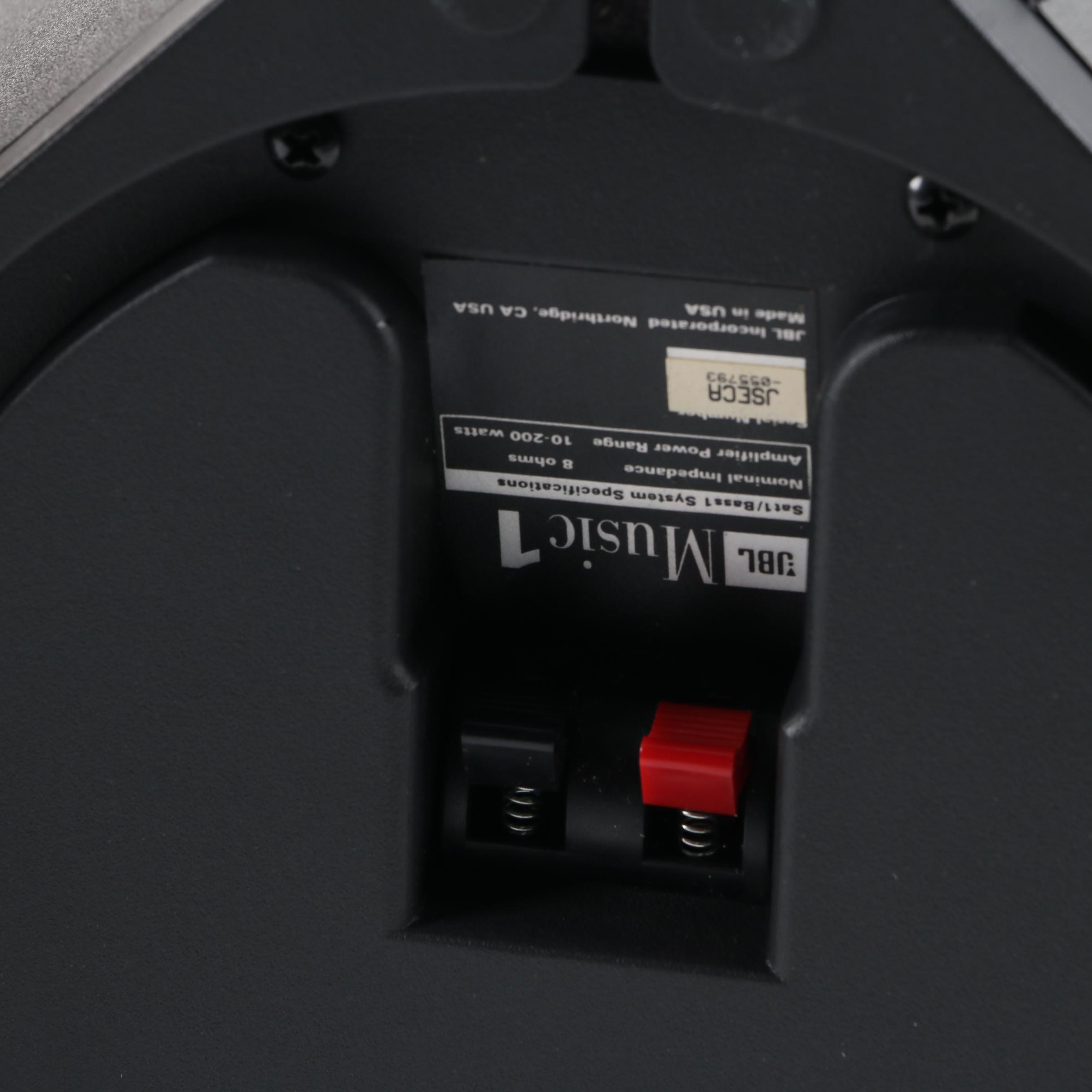 JBL Music 1 Subwoofer and Satellite Speaker System with Speaker Wire