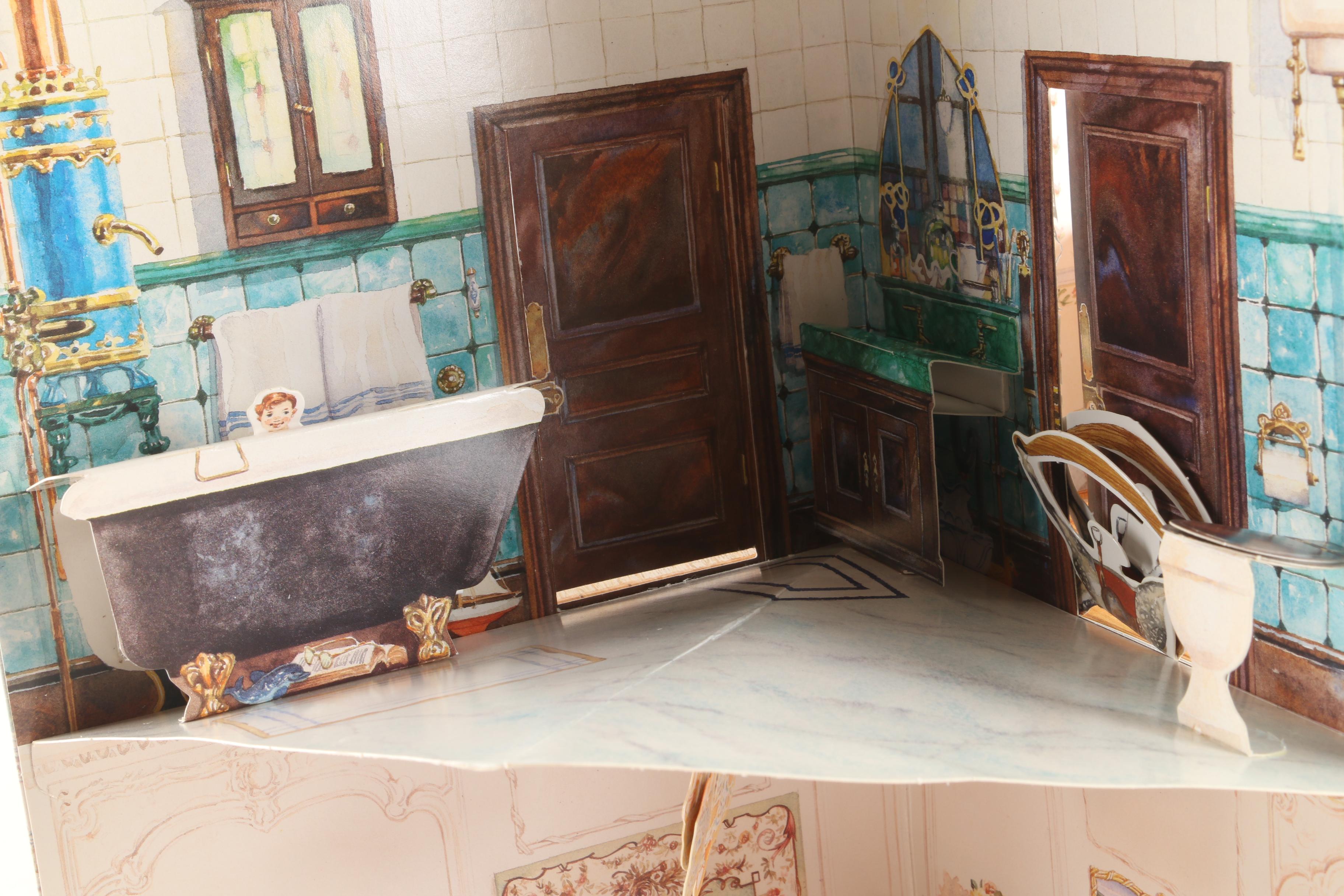 1995 "A Three Dimensional Edwardian Paper Doll House" Pop-Up Book