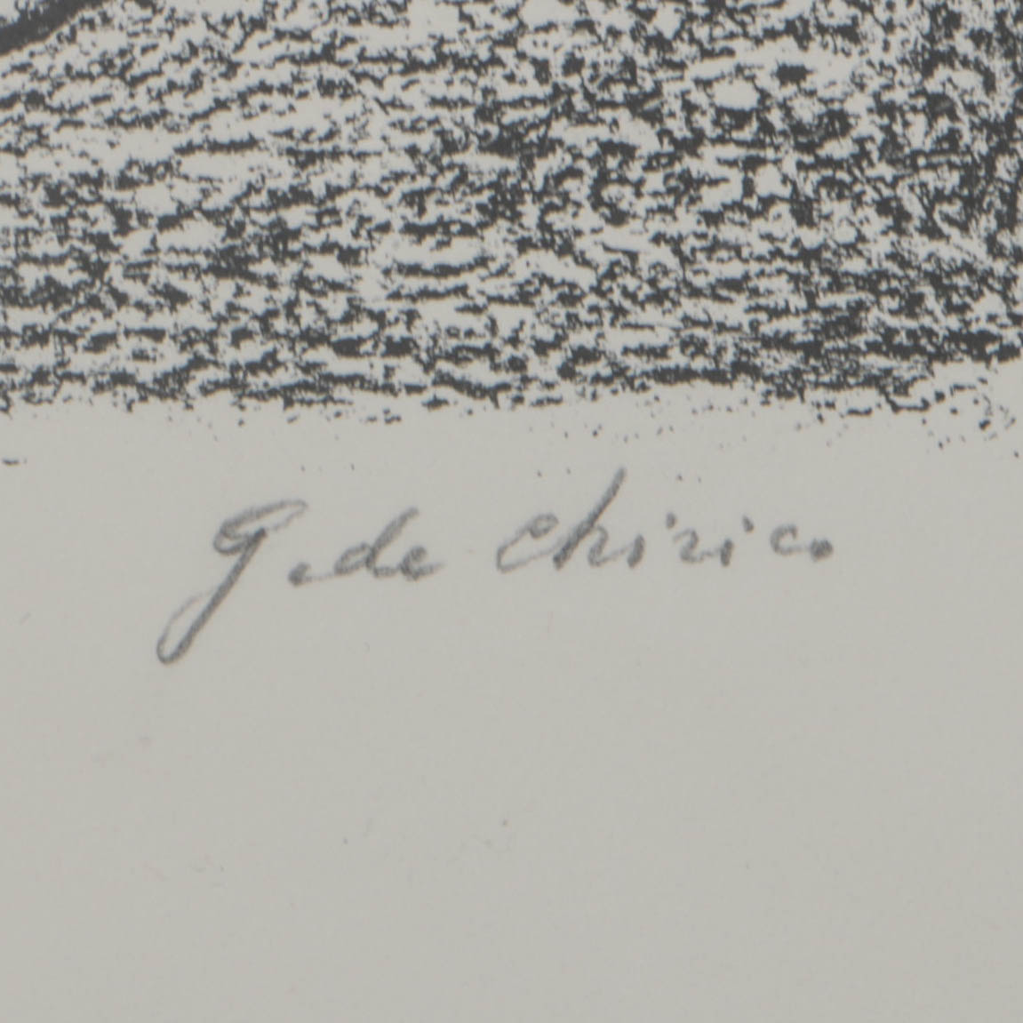 Giorgio De Chirico Artist's Proof Lithograph "Hercole"