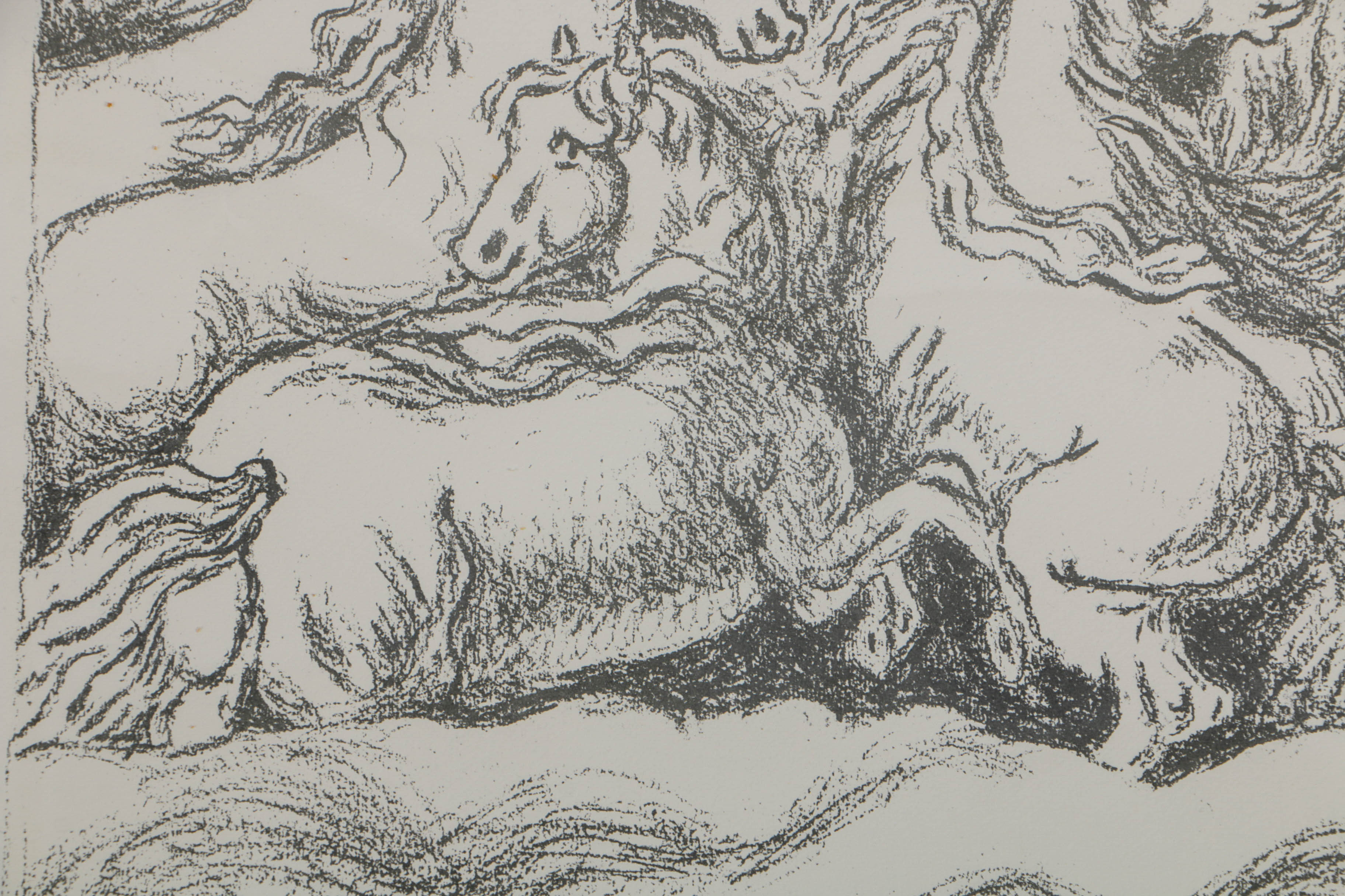 Giorgio De Chirico Artist's Proof Lithograph on Paper "Cavalli"