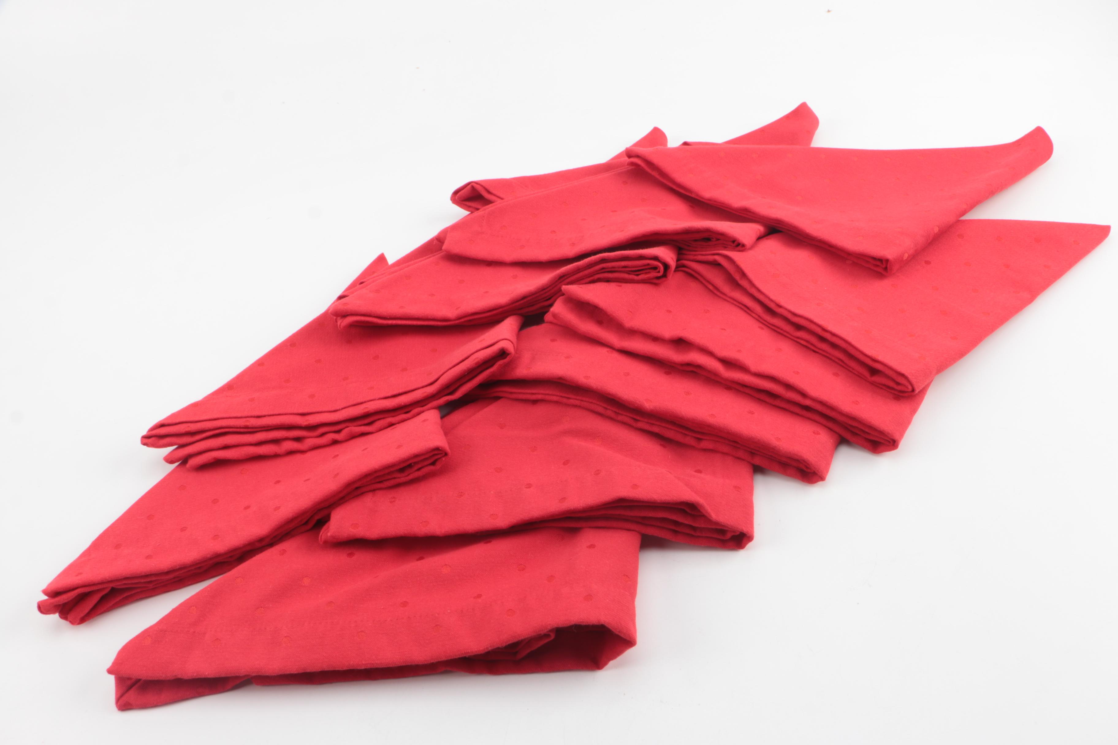 Kate Spade "Larabee Dot" Tablecloth and Napkins