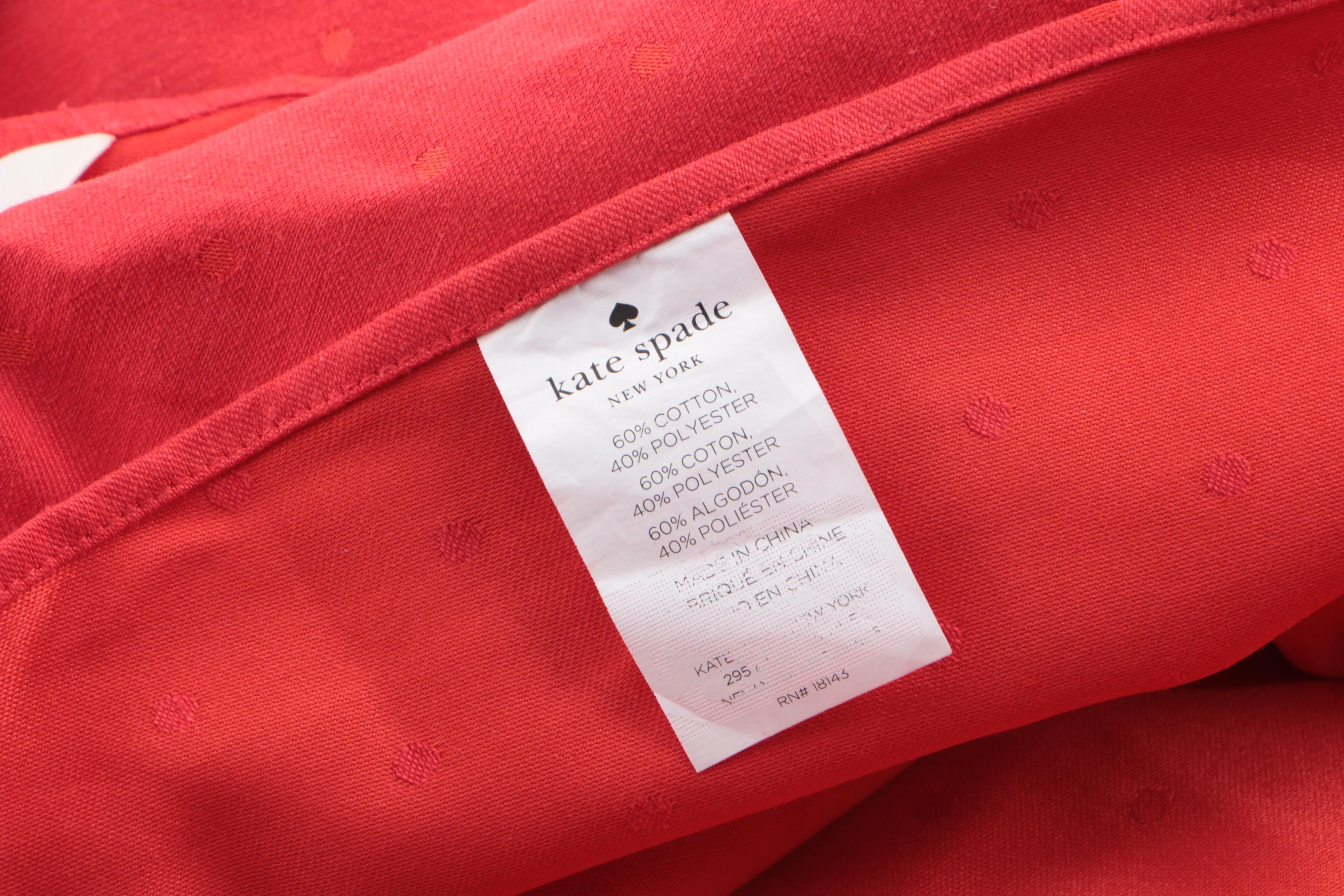 Kate Spade "Larabee Dot" Tablecloth and Napkins