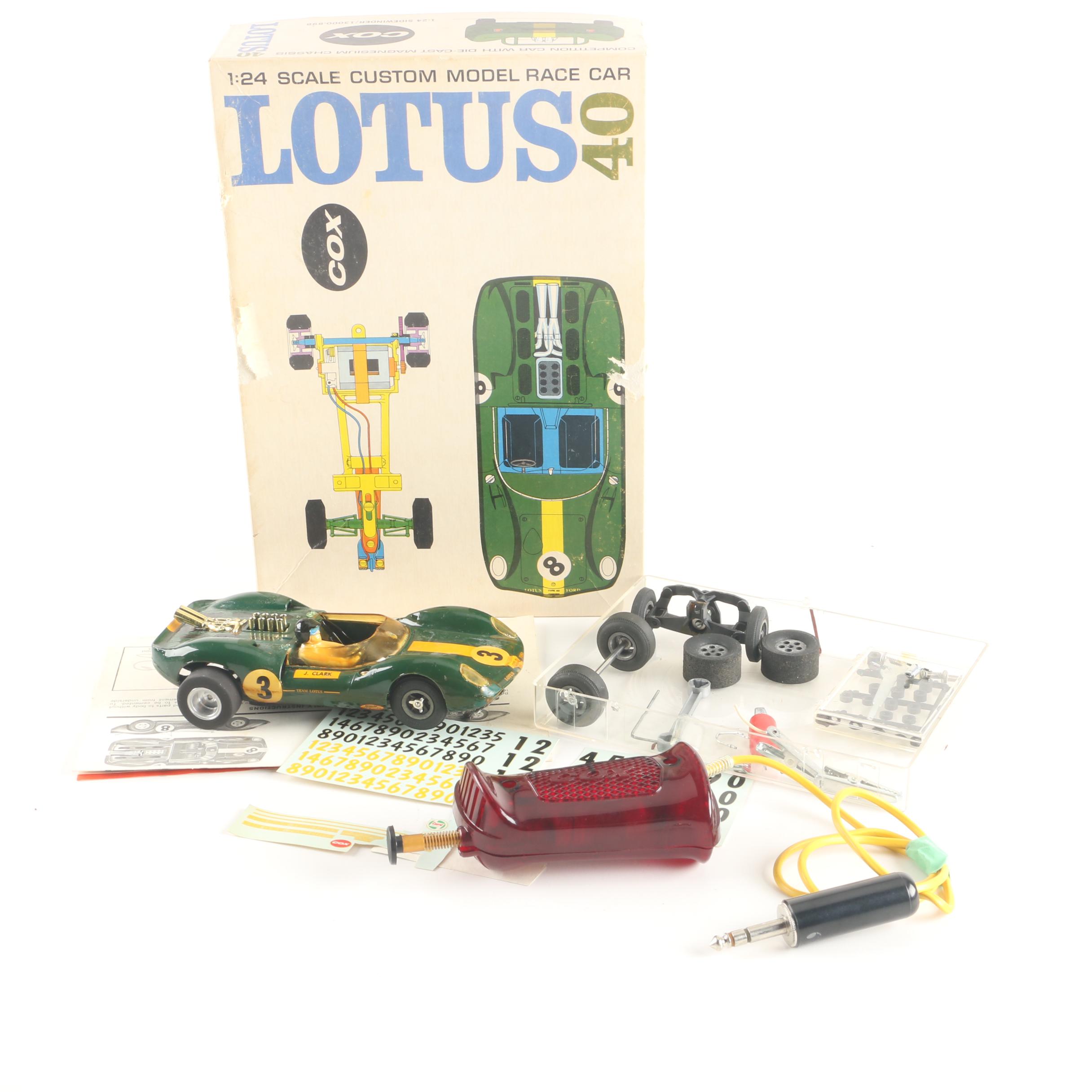 Cox Lotus 40 Replica Jim Clark Slot Car Model Kit