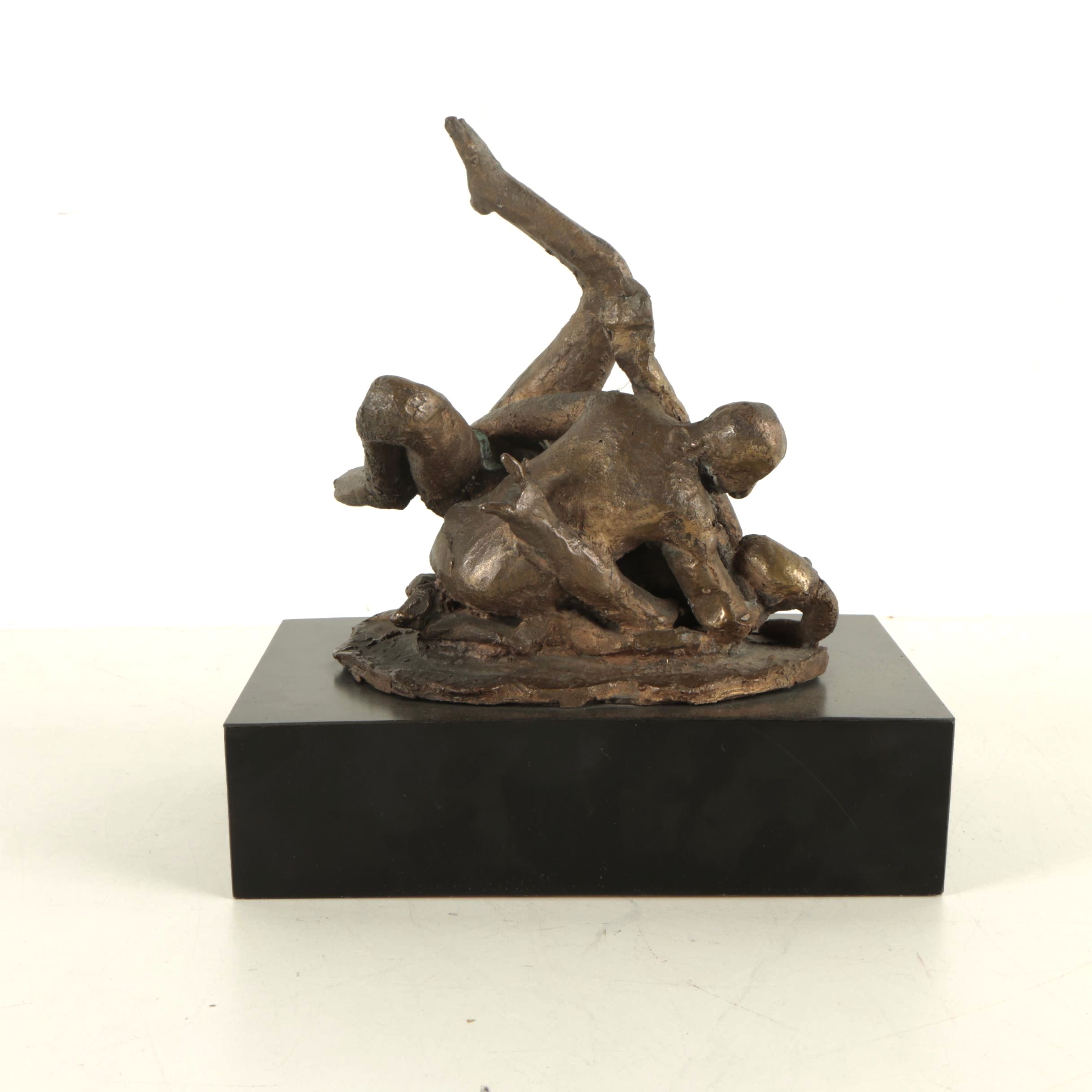 Giacomo Manzù Bronze Sculpture "Amanti"
