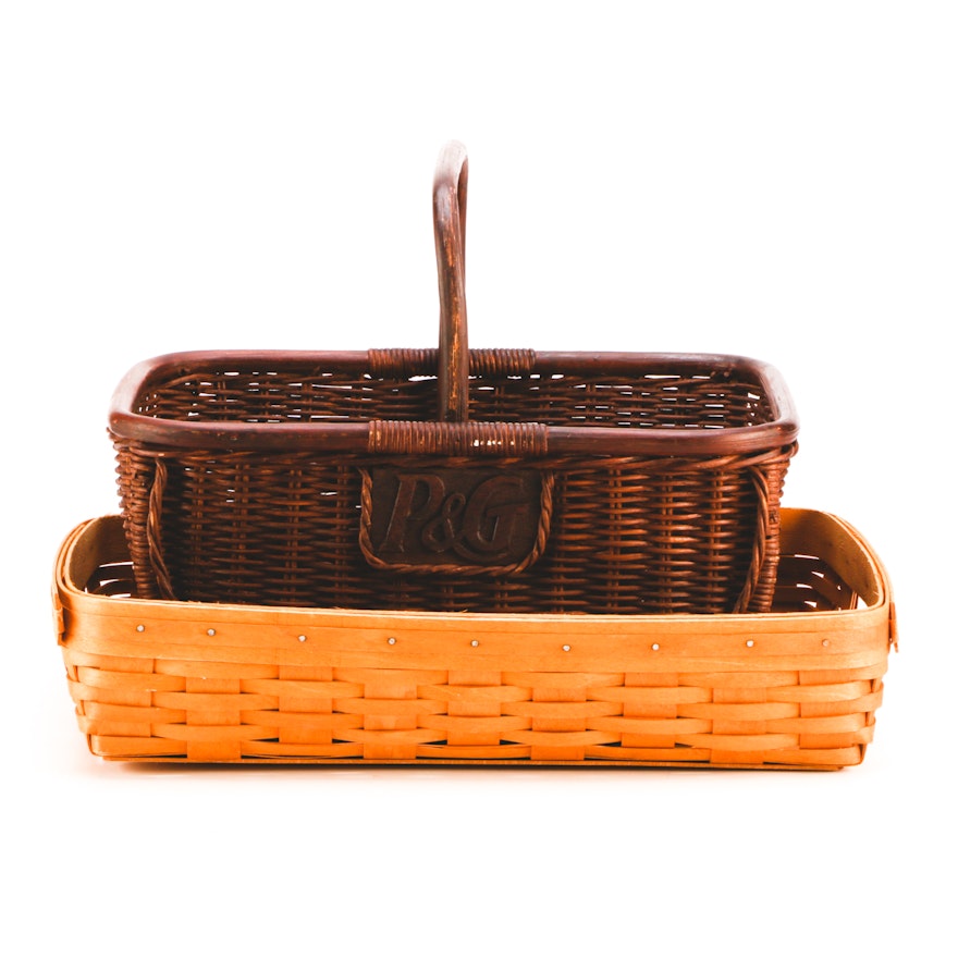 Pair of Decorative Baskets Featuring Longaberger