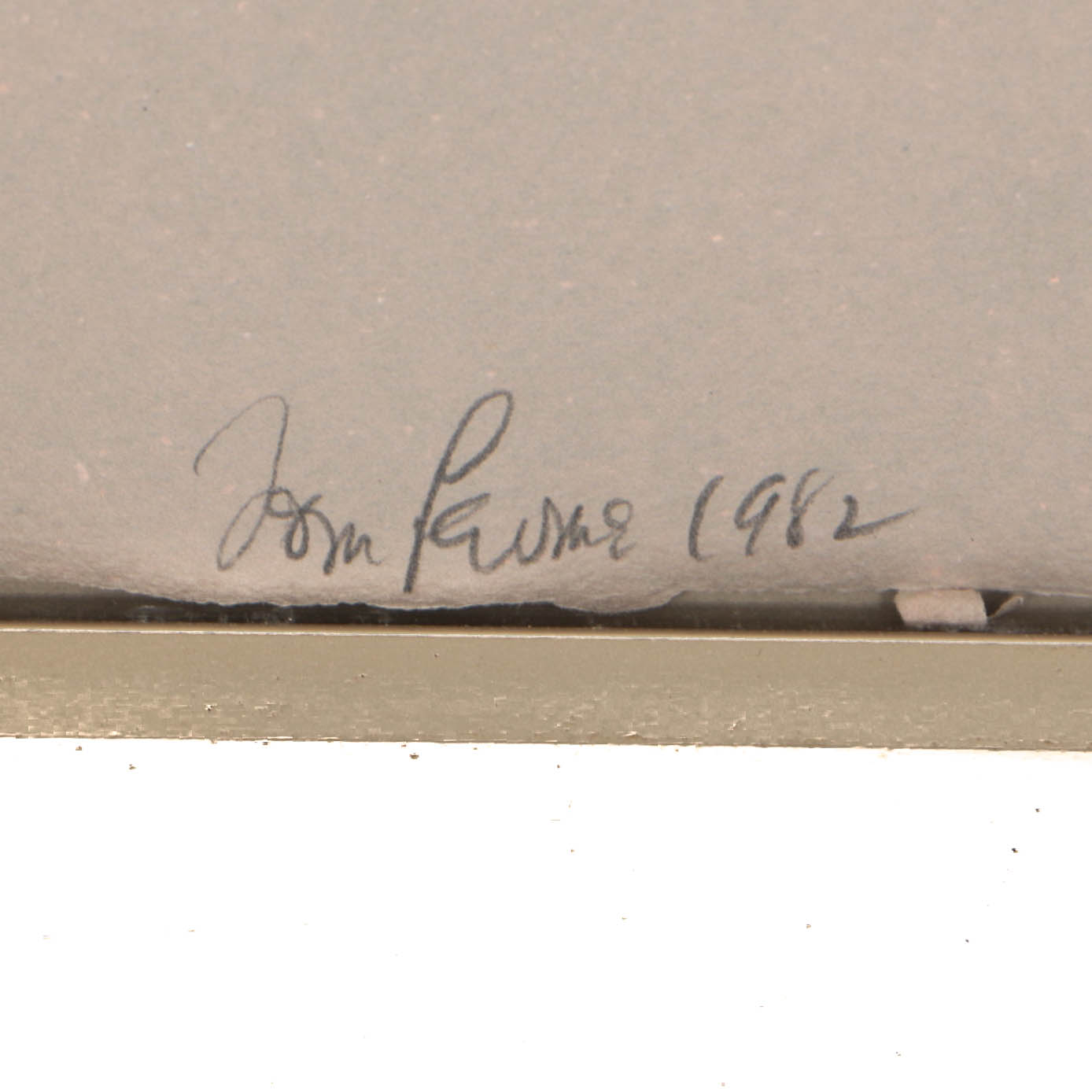 Tom Levine 1982 Limited Edition Color Etching "Opus 51 No. 1"