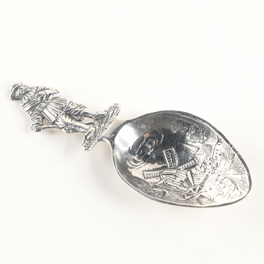 A Hanau Silver B. Neresheimer & Söhne Spoon Imported by Berthold Müller