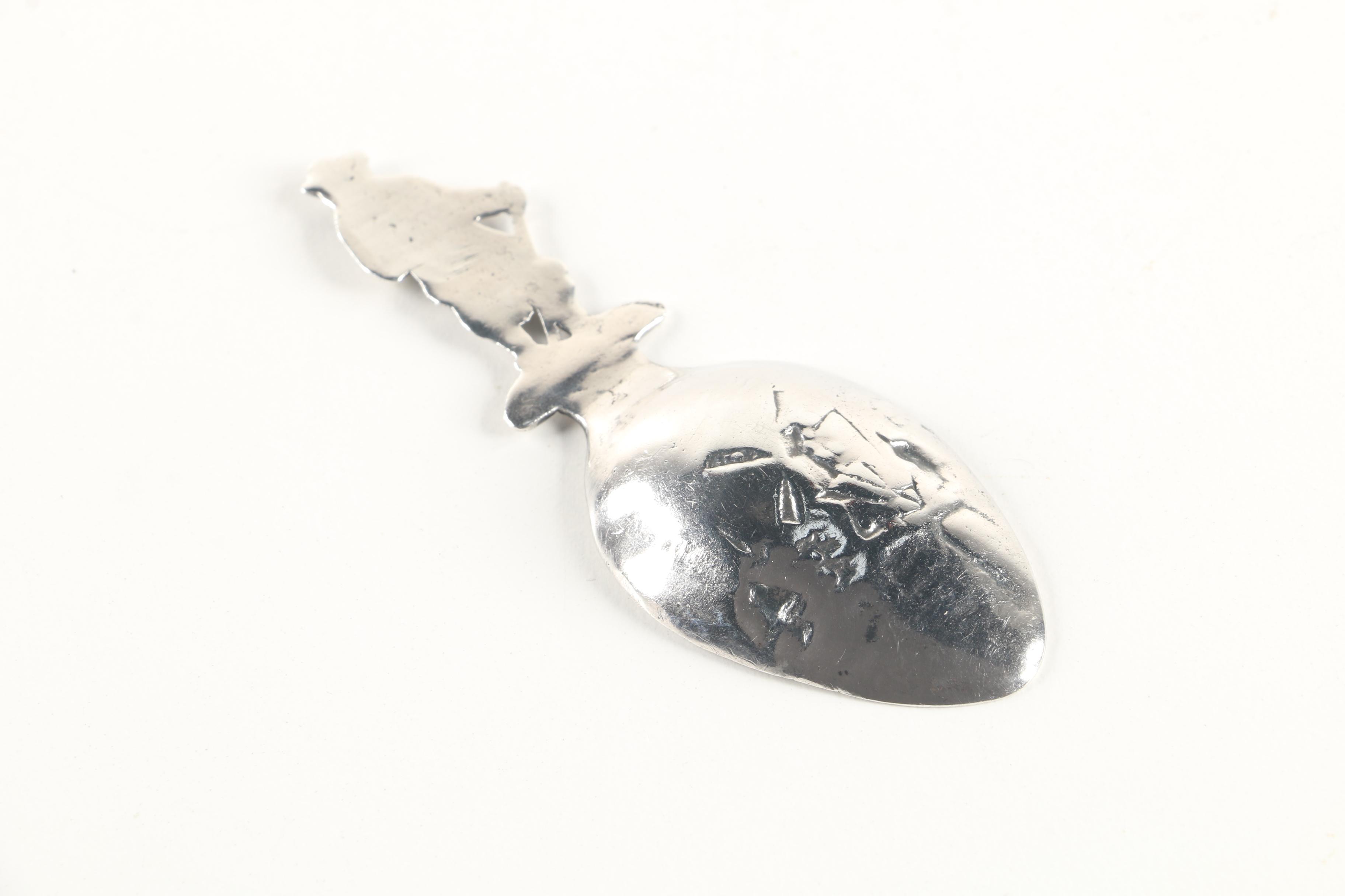 A Hanau Silver B. Neresheimer & Söhne Spoon Imported by Berthold Müller