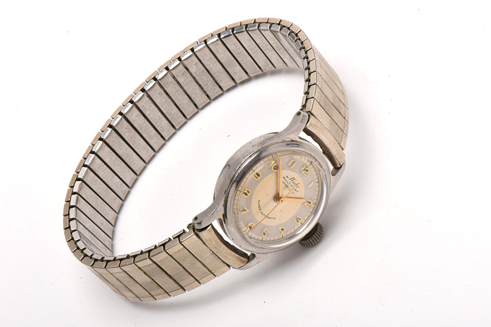 Vintage Mido Multifort Grand Luxe Super-Automatic Stainless Steel Watch