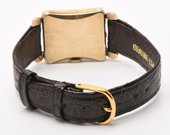 Vintage 14K Gold Filled Lord Elgin Watch with Uniqued Shaped Case