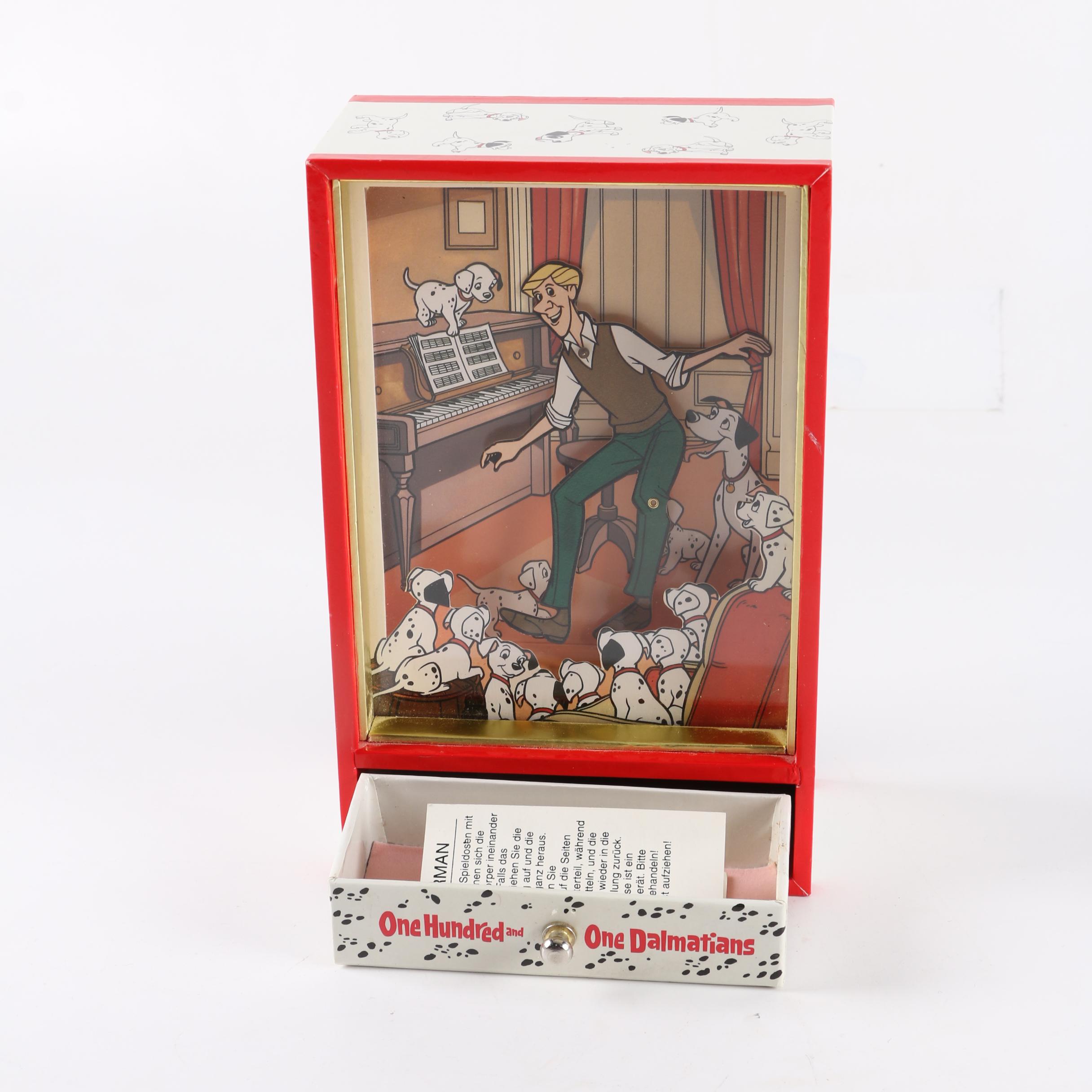 Vintage Disney "One Hundred and One Dalmatians" Music Box