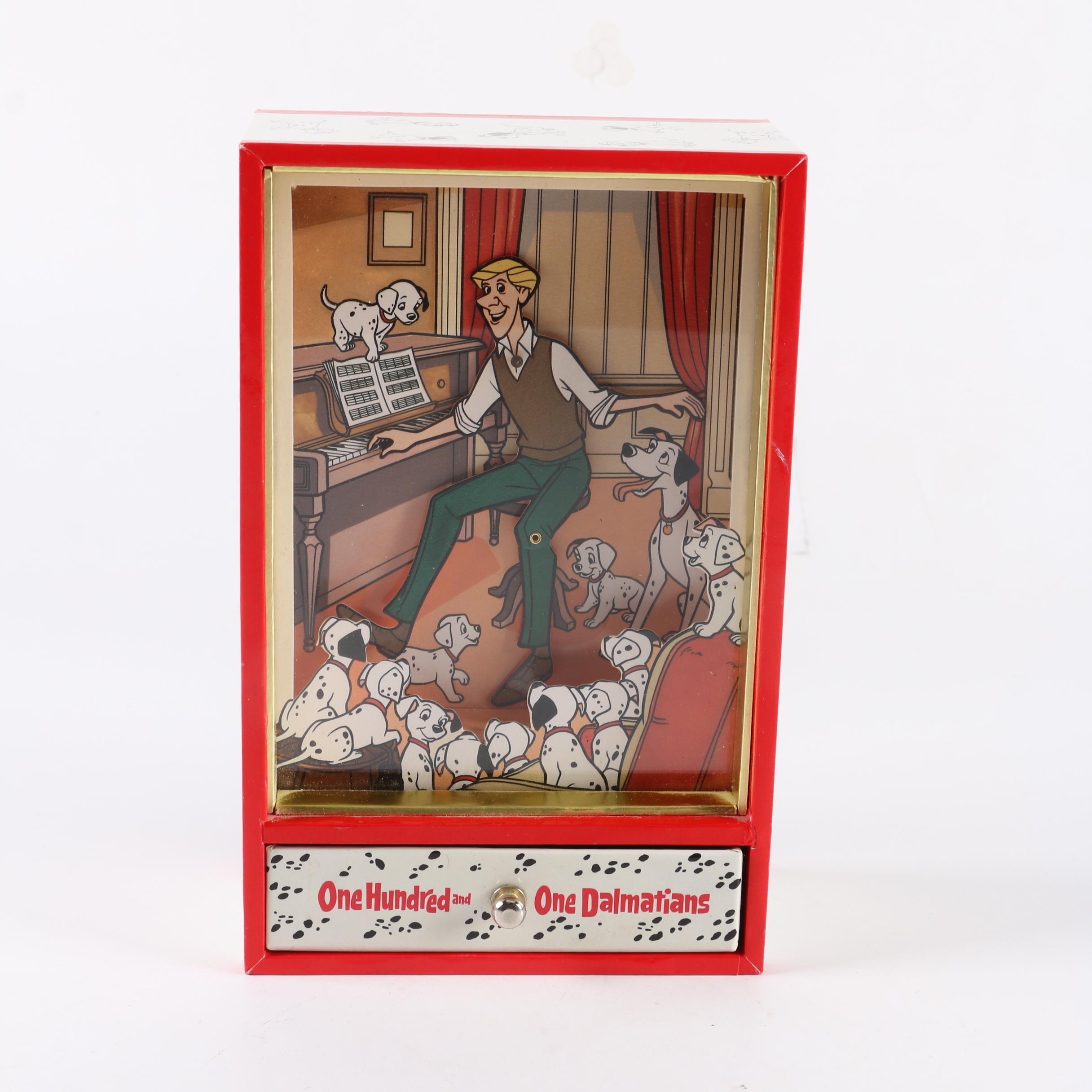 Vintage Disney "One Hundred and One Dalmatians" Music Box