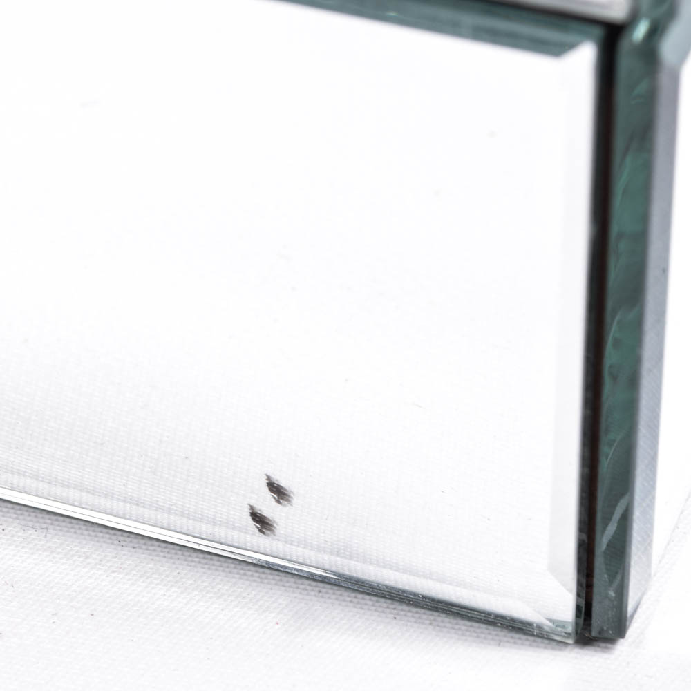 American Atelier Mirrored Jewelry Box with Oval Clasp