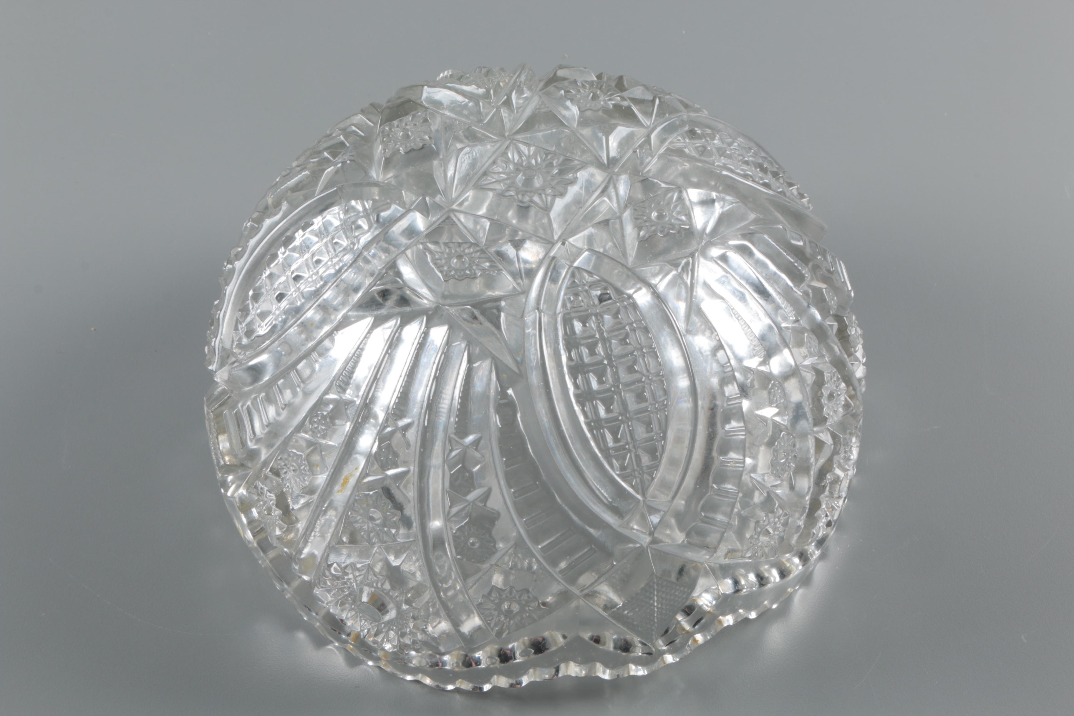 Antique EAPG Clear Glass Serveware