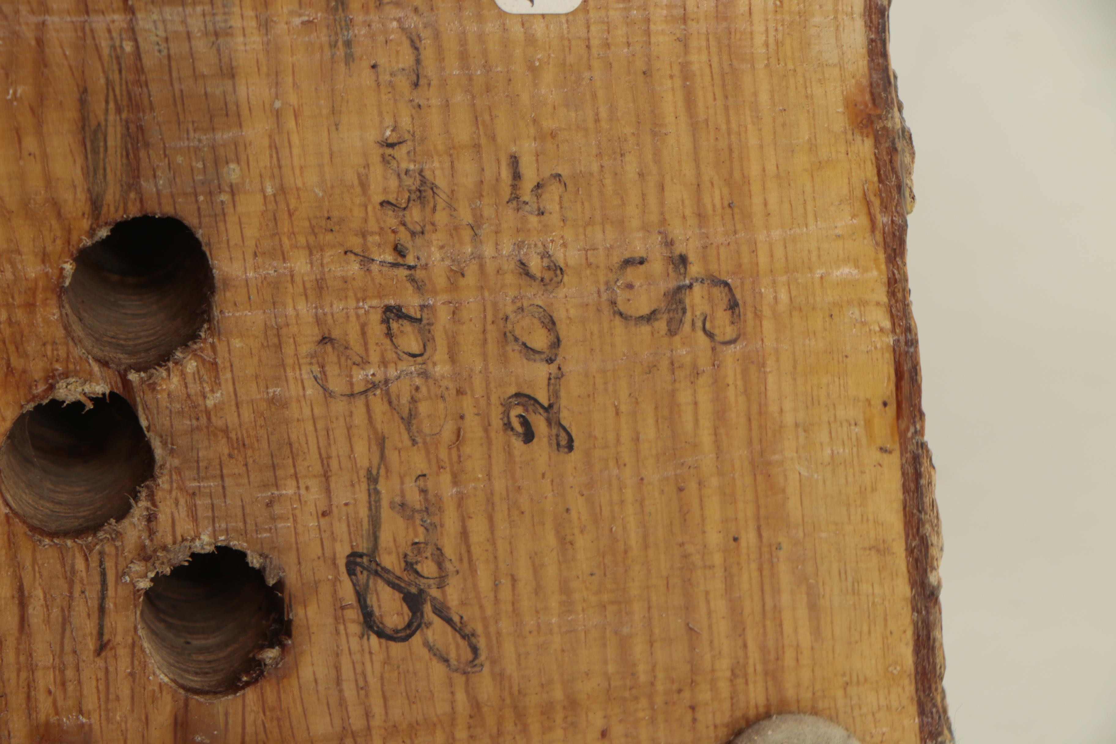 Joe Salyers Chainsaw Carved and Painted Oak Sculpture