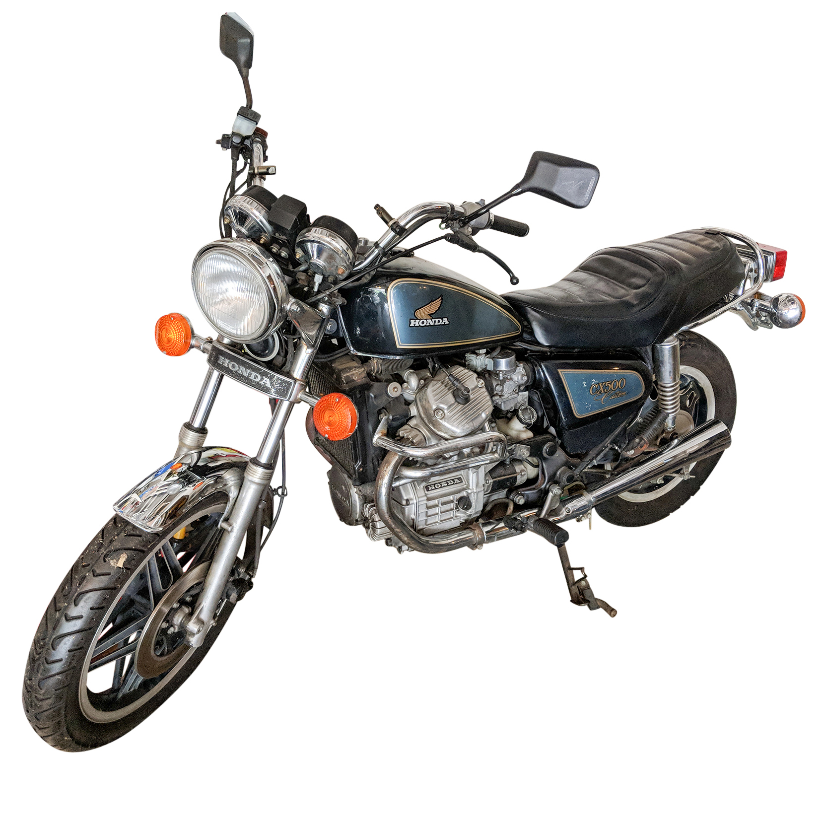 Vintage 1981 Honda CX500 Motorcycle