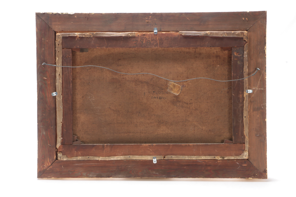 J. Ellis Original Oil Landscape Painting on Canvas