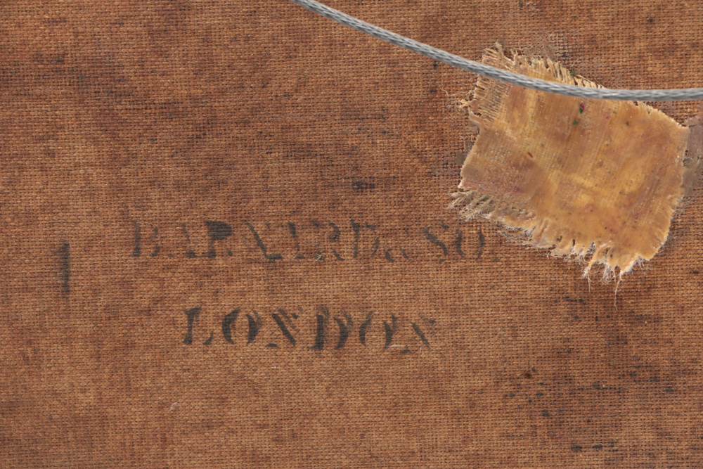 J. Ellis Original Oil Landscape Painting on Canvas