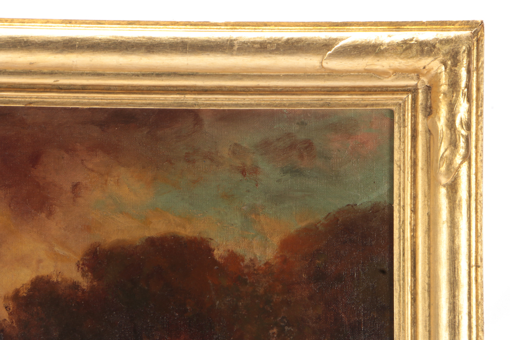 Franklin E. Booth Original Tonalist Oil on Canvas Landscape
