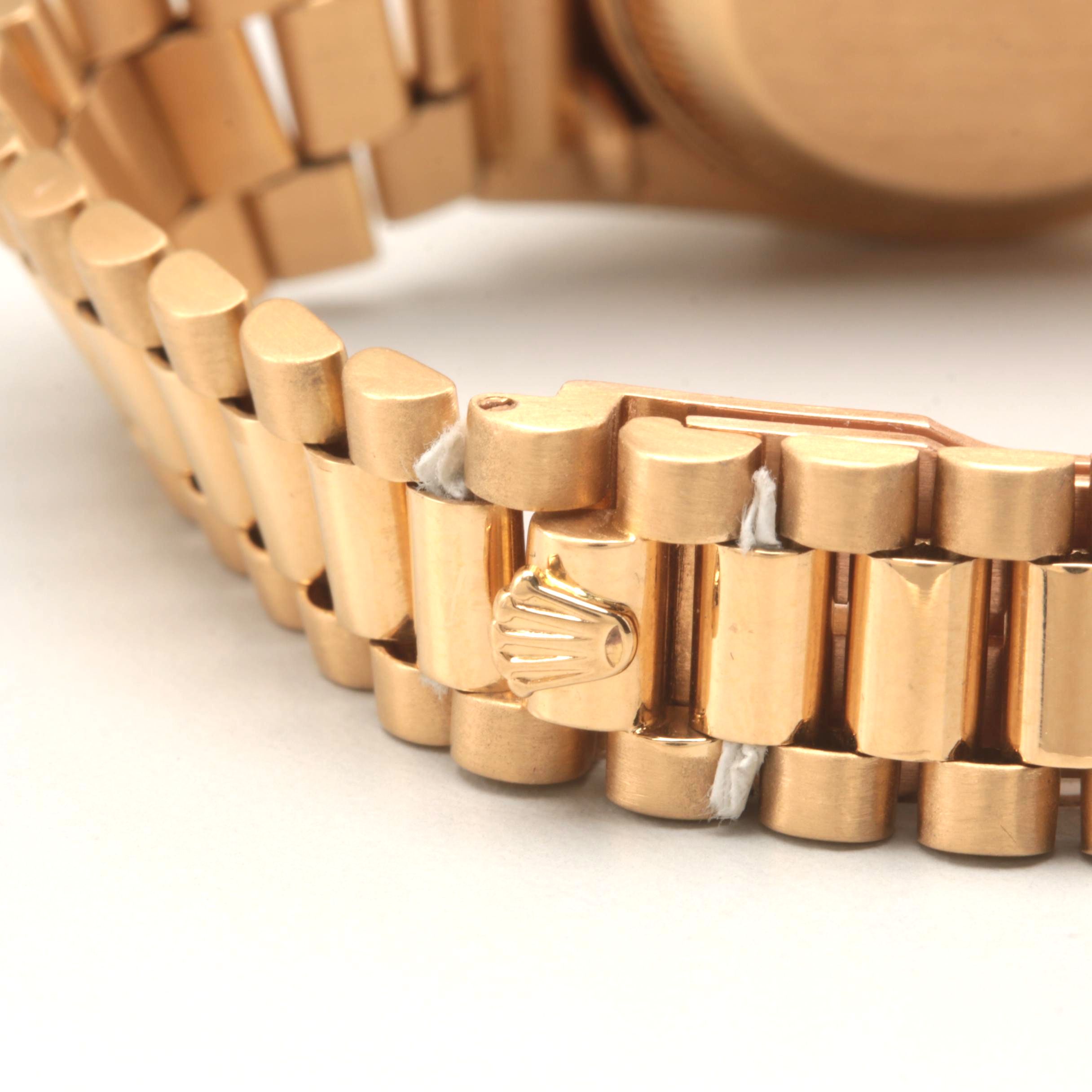 Circa 1983 Rolex 14K Yellow Gold Diamond Oyster Perpetual Datejust Watch