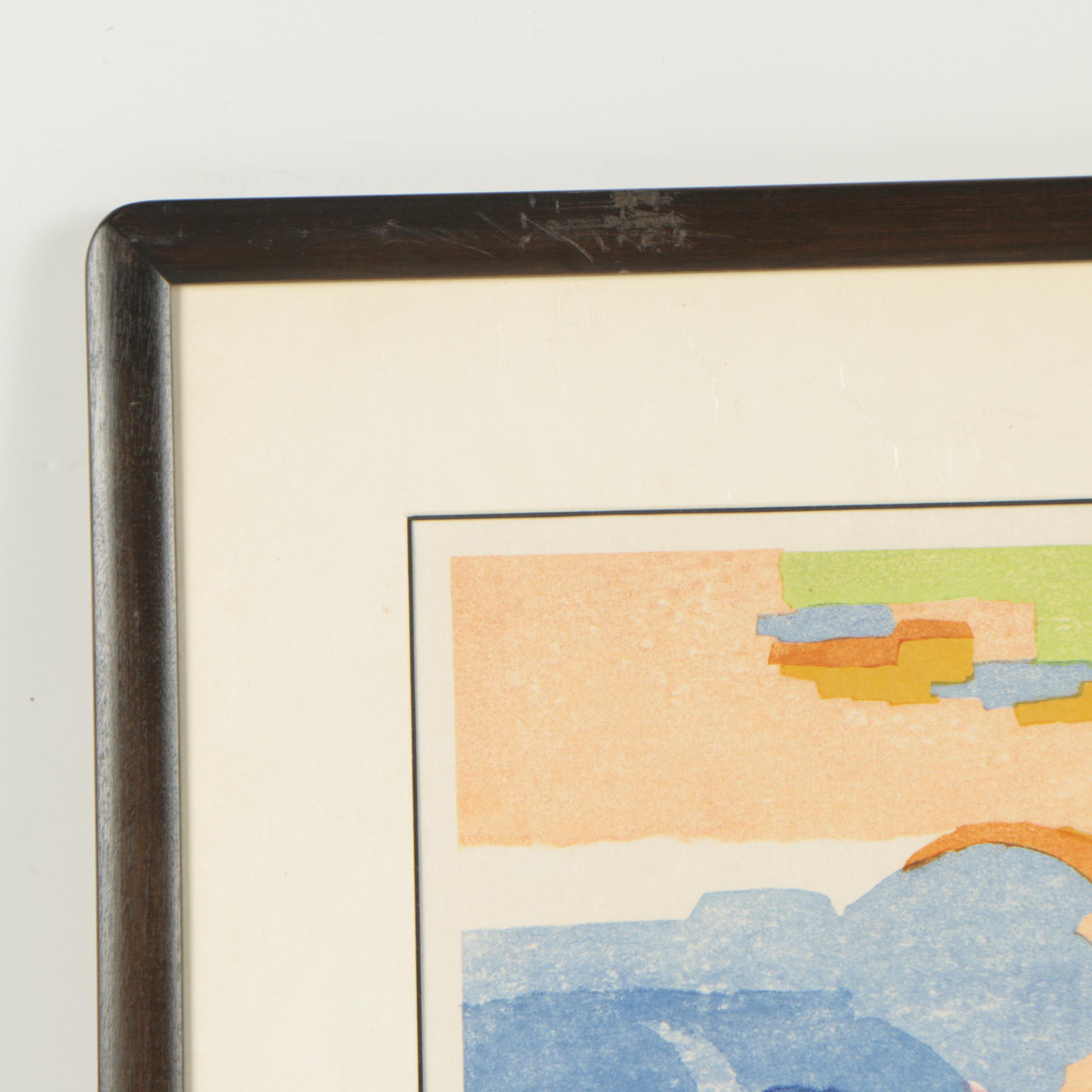 Stanton Macdonald Wright Woodblock from the "The Haiku Series"