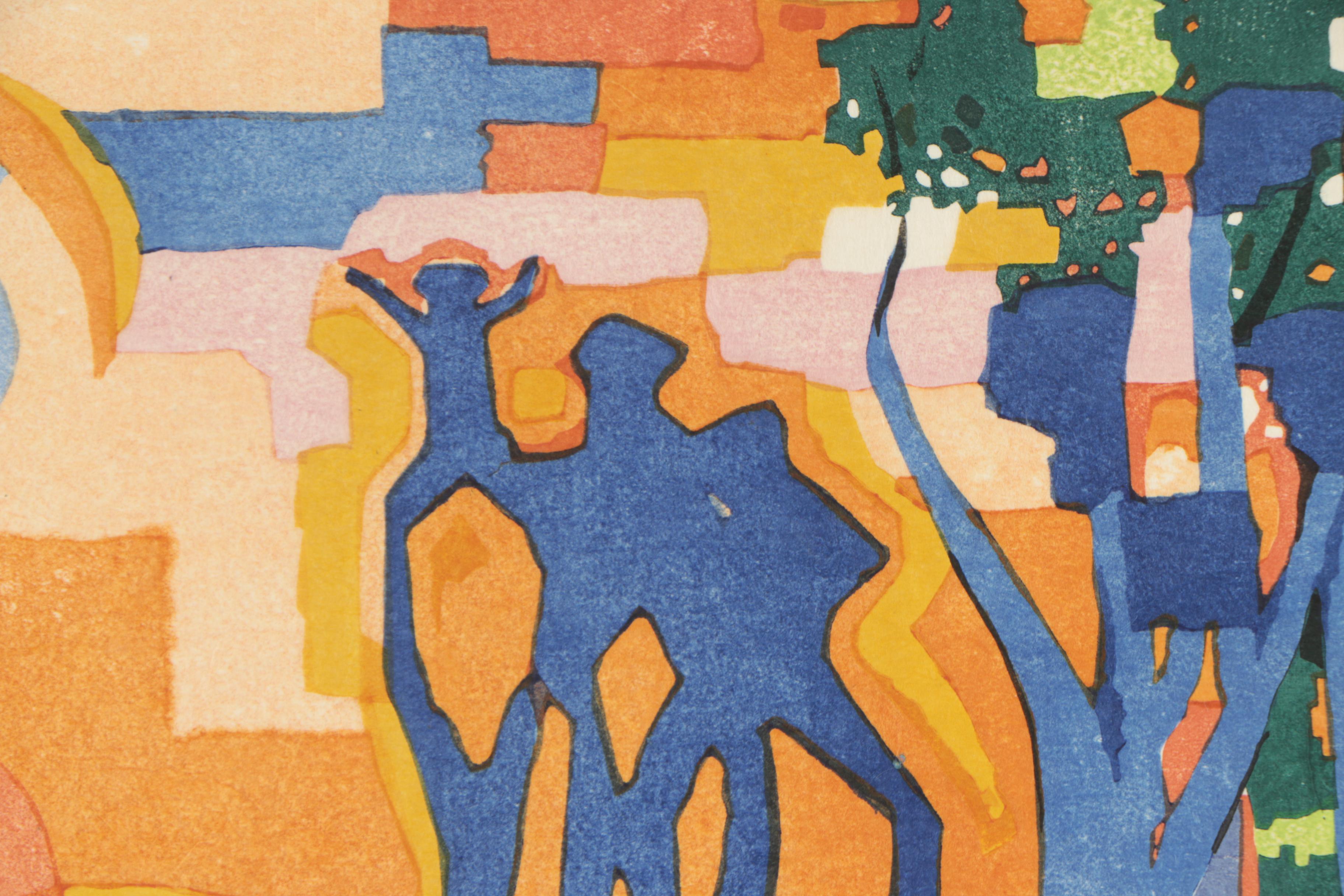 Stanton Macdonald Wright Woodblock from the "The Haiku Series"