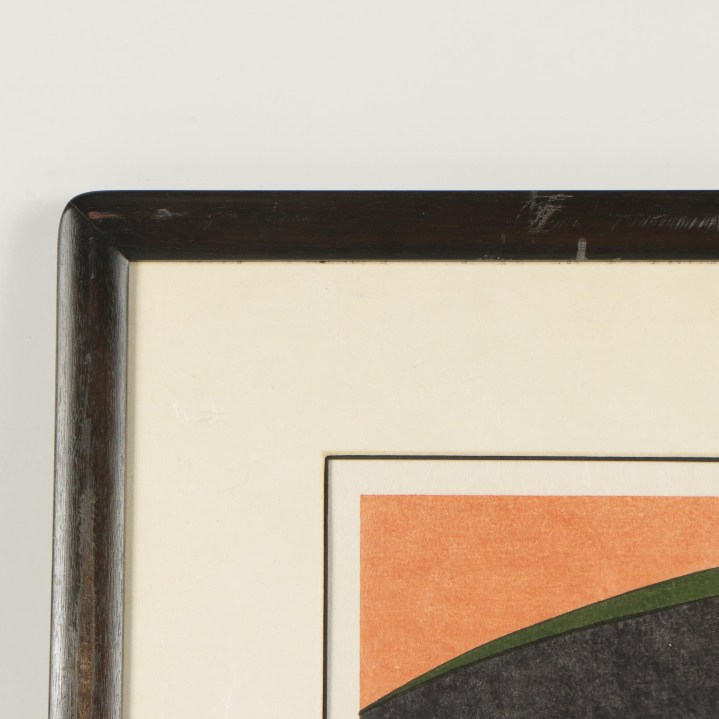 Stanton Macdonald Wright Woodblock of the "The Haiku Series"